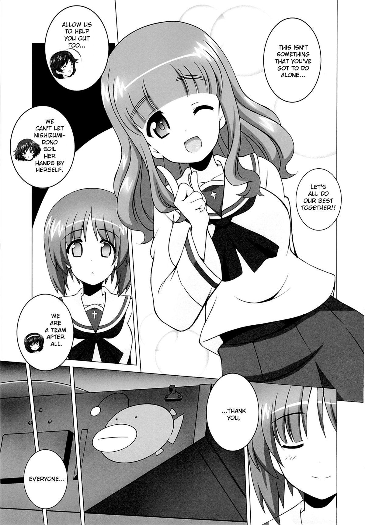 Pigtails R-ANKOH! - Girls und panzer First Time - Page 10