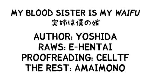 Analfucking Oneechan wa Boku no Yome | My Blood Sister Is My Waifu Man - Page 19