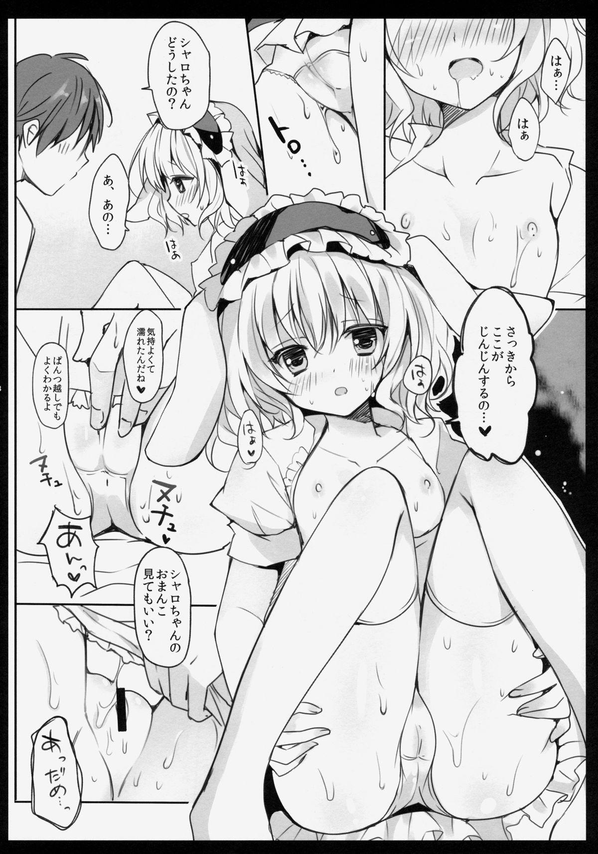 Novinha Gochuumon wa Sharo-chan desu ka? - Gochuumon wa usagi desu ka Teenage Sex - Page 7
