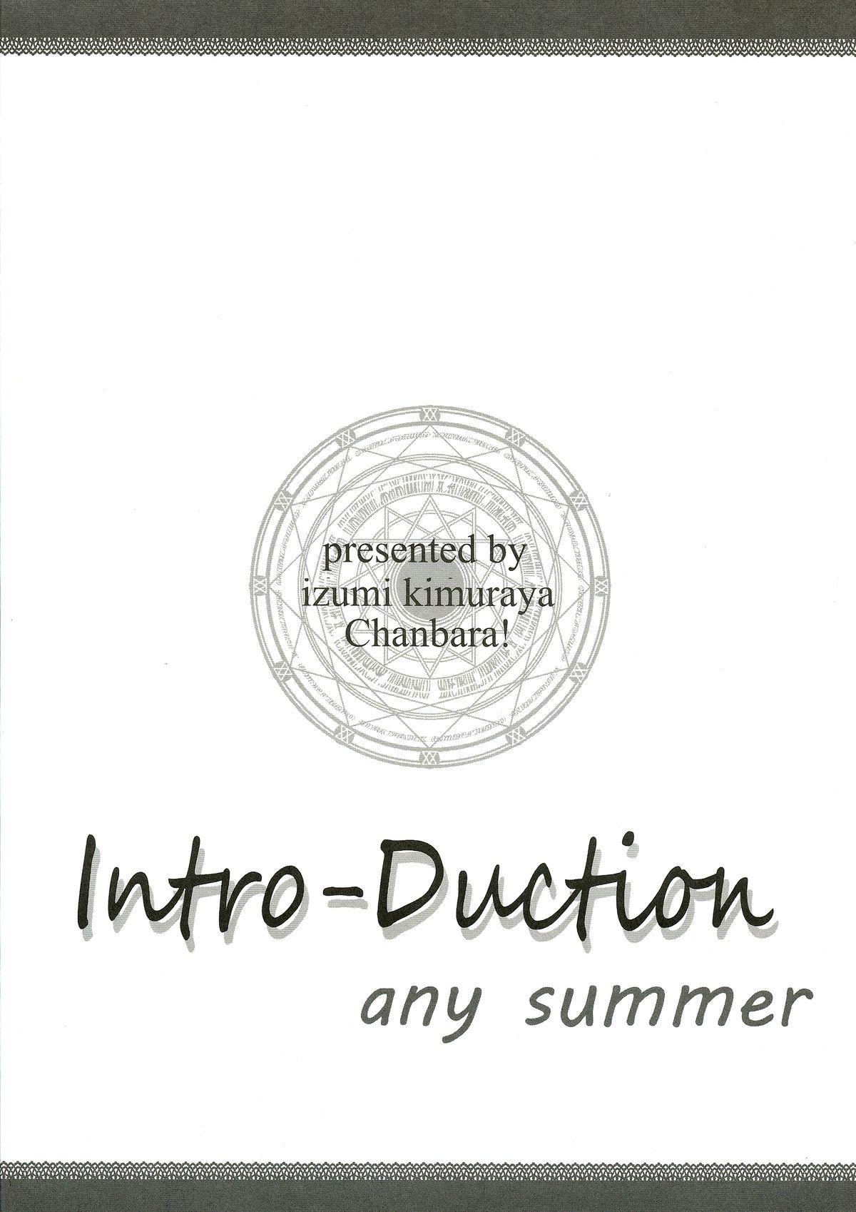 Intro-Duction any summer 1