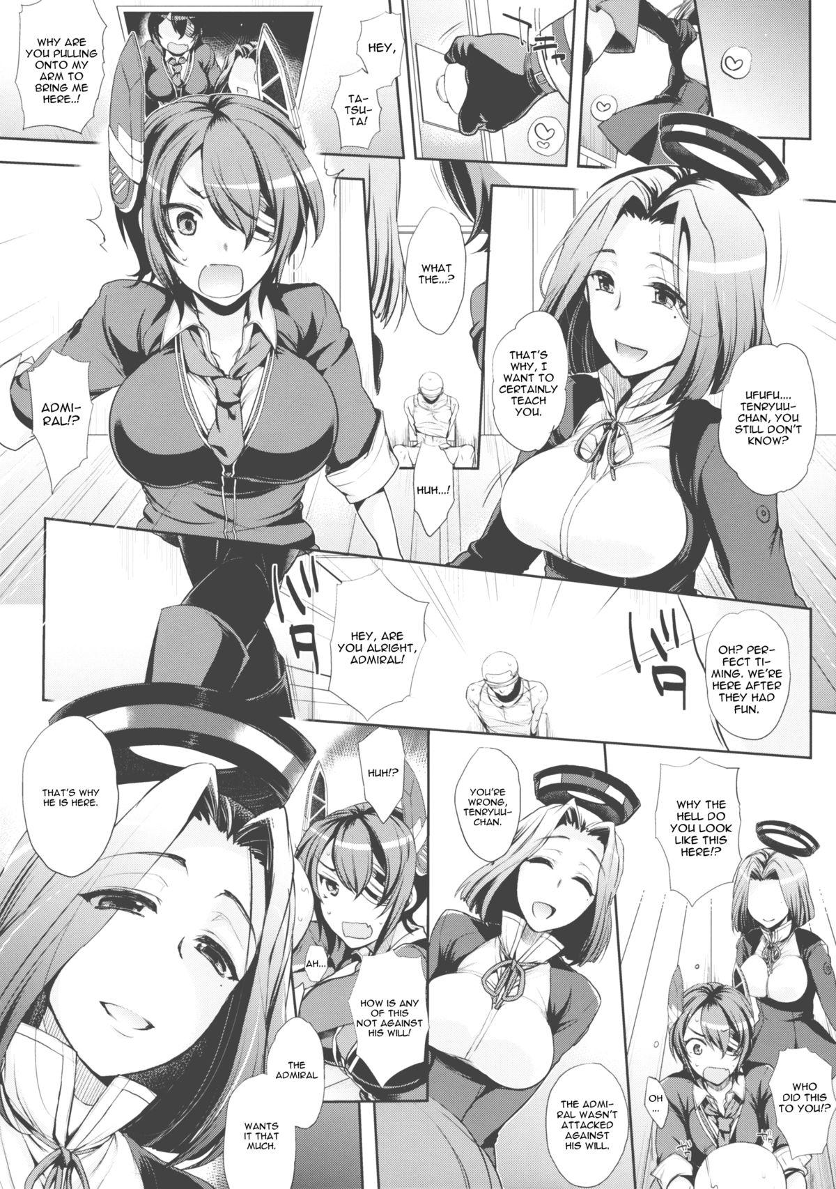 Lesbiansex Chinjufu no Naka Yasumi - Kantai collection Topless - Page 13
