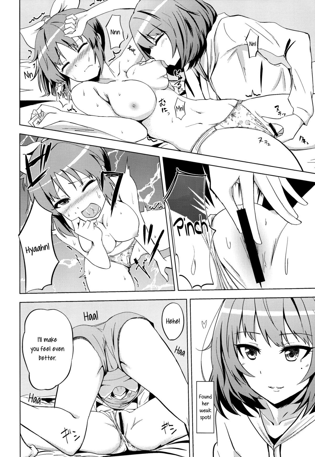 Gay Cumshots (SC2015 Winter) [Itsusuba no Clover (Kamizaki Yotsuba)] Kaede-san no Nana Ijiri | Kaede-san's Teasing of Nana (THE IDOLM@STER CINDERELLA GIRLS) [English] [Yuri-ism] - The idolmaster Party - Page 9