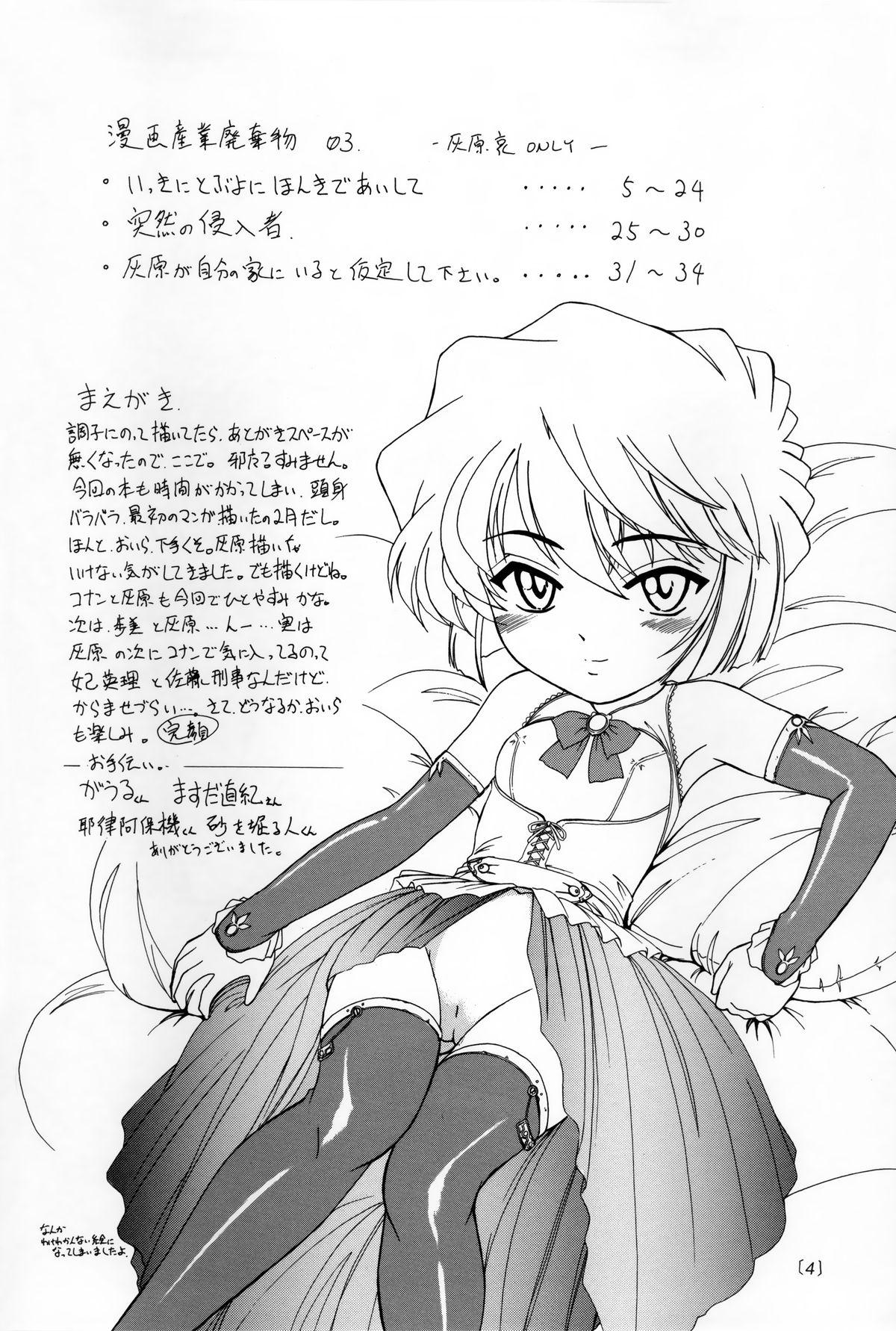 Cam Sex Manga Sangyou Haikibutsu 03 - Detective conan Classroom - Page 3