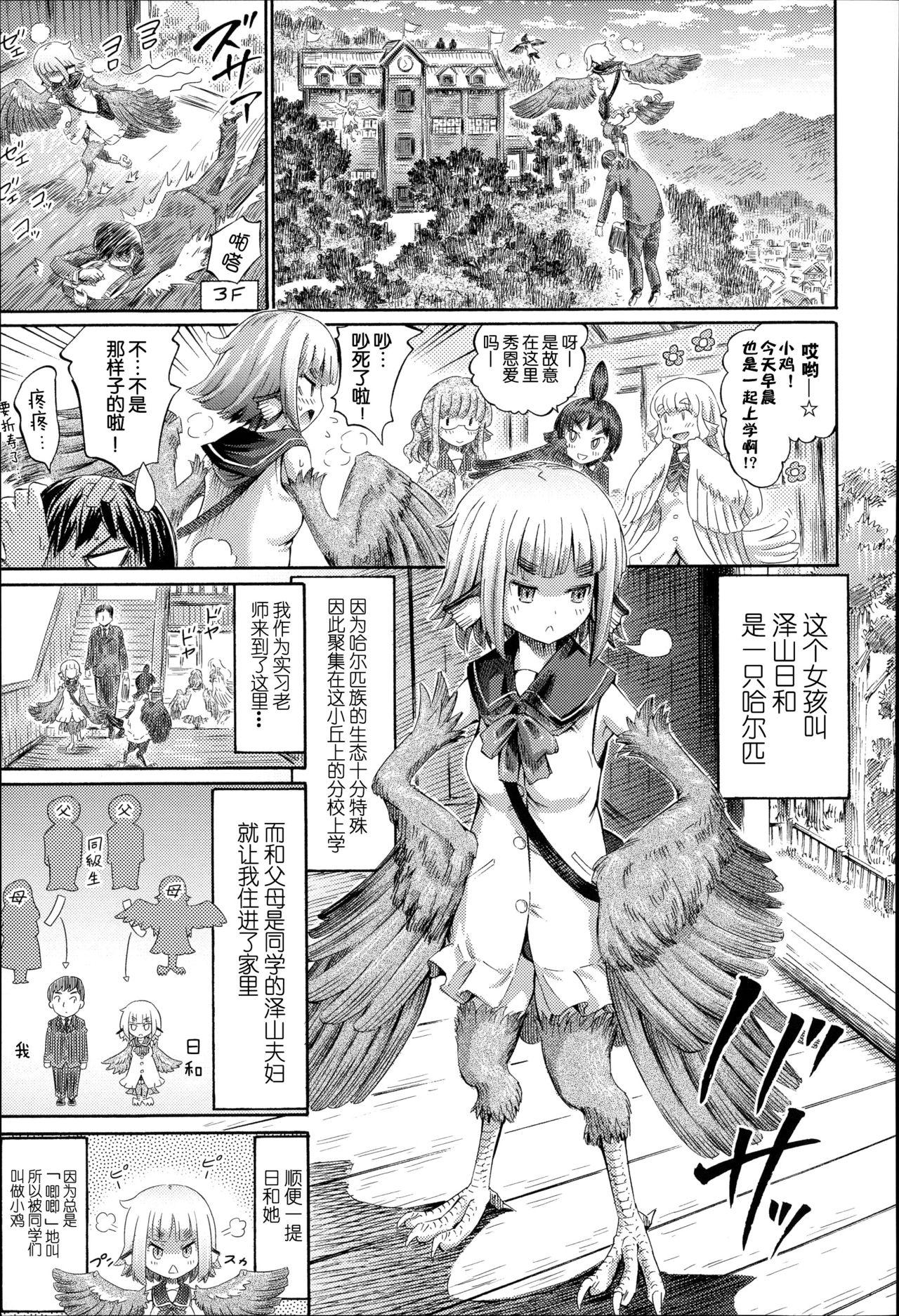 [Horitomo] Harpy no Manabiya ~Kashimashi Class~ | Harpy School ~Noisy Class~ (Kininaru Anoko wa Monster Musume) [Chinese] [CE家族社] 3