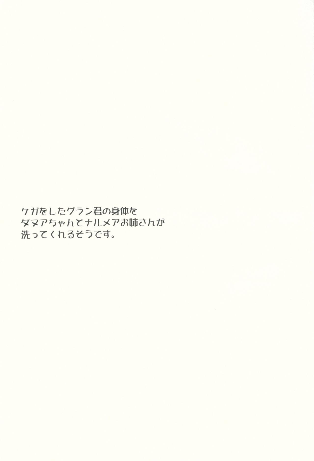 (C89) [NANACAN (Nanaka Mai)] Kega o Shita Gran-kun no Karada o Danua-chan to Narumea Onee-san ga Aratte Kureru Sou desu. (Granblue Fantasy) 1