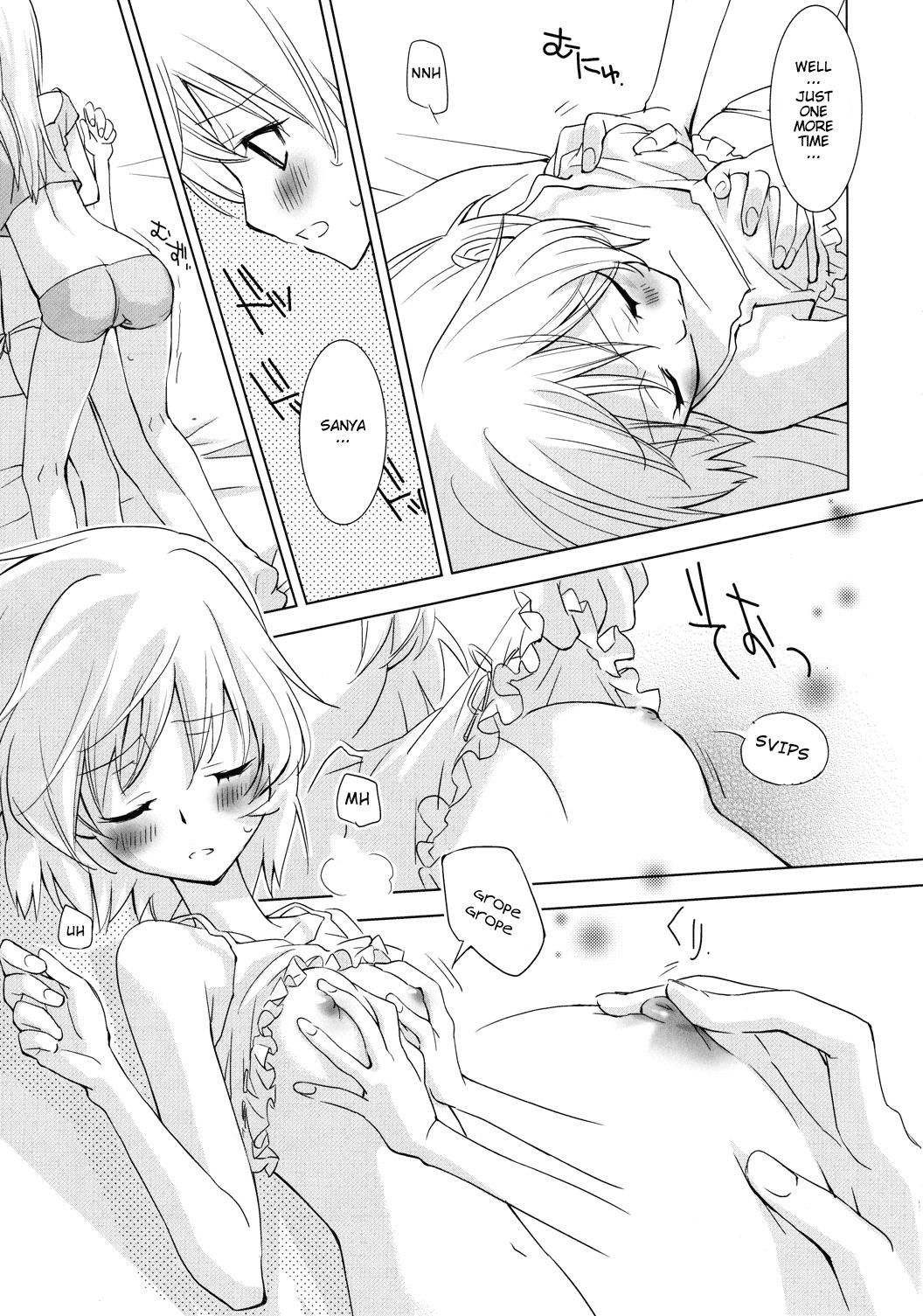 Tight Pussy Pantsu to Zubon no Kyoukaisen - Strike witches Squirters - Page 10