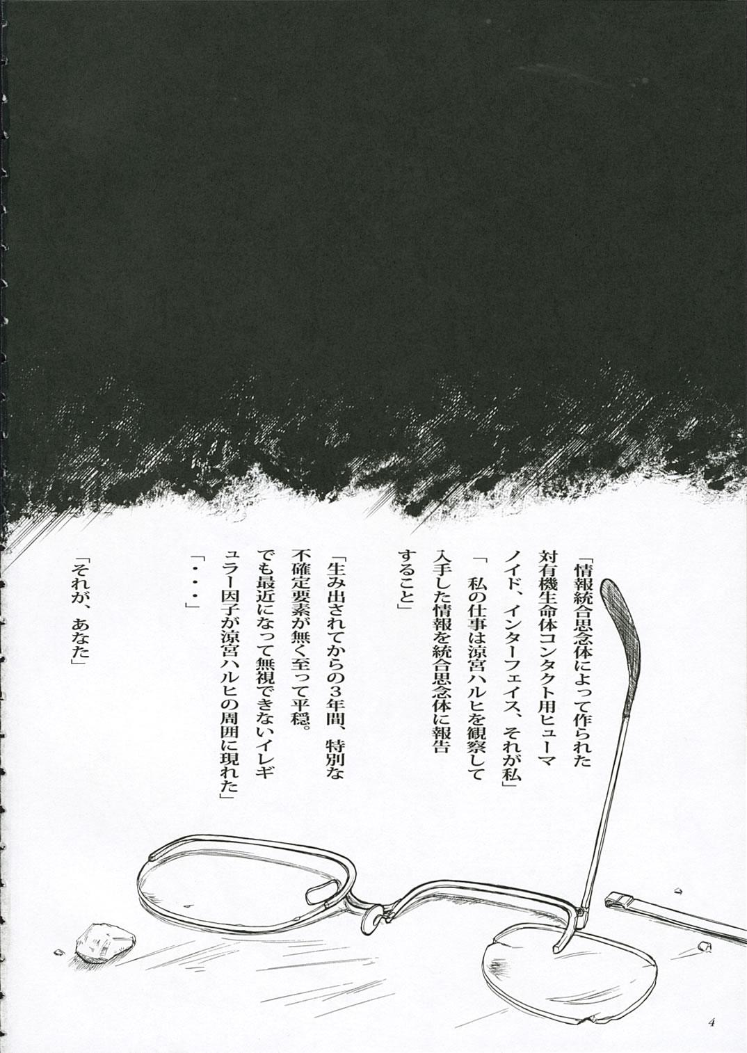 Amateur Blow Job Nagato Yuki no Koujoku - The melancholy of haruhi suzumiya Red - Page 3