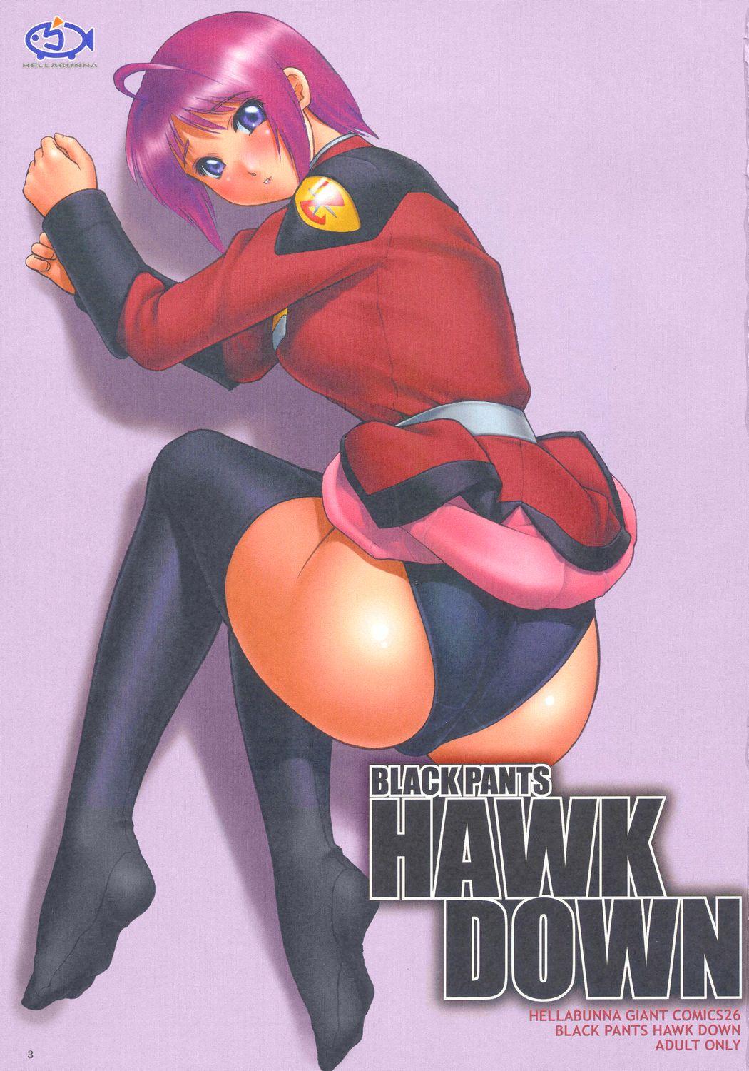Balls BLACK PANTS HAWK DOWN - Gundam seed destiny Tight Ass - Page 2
