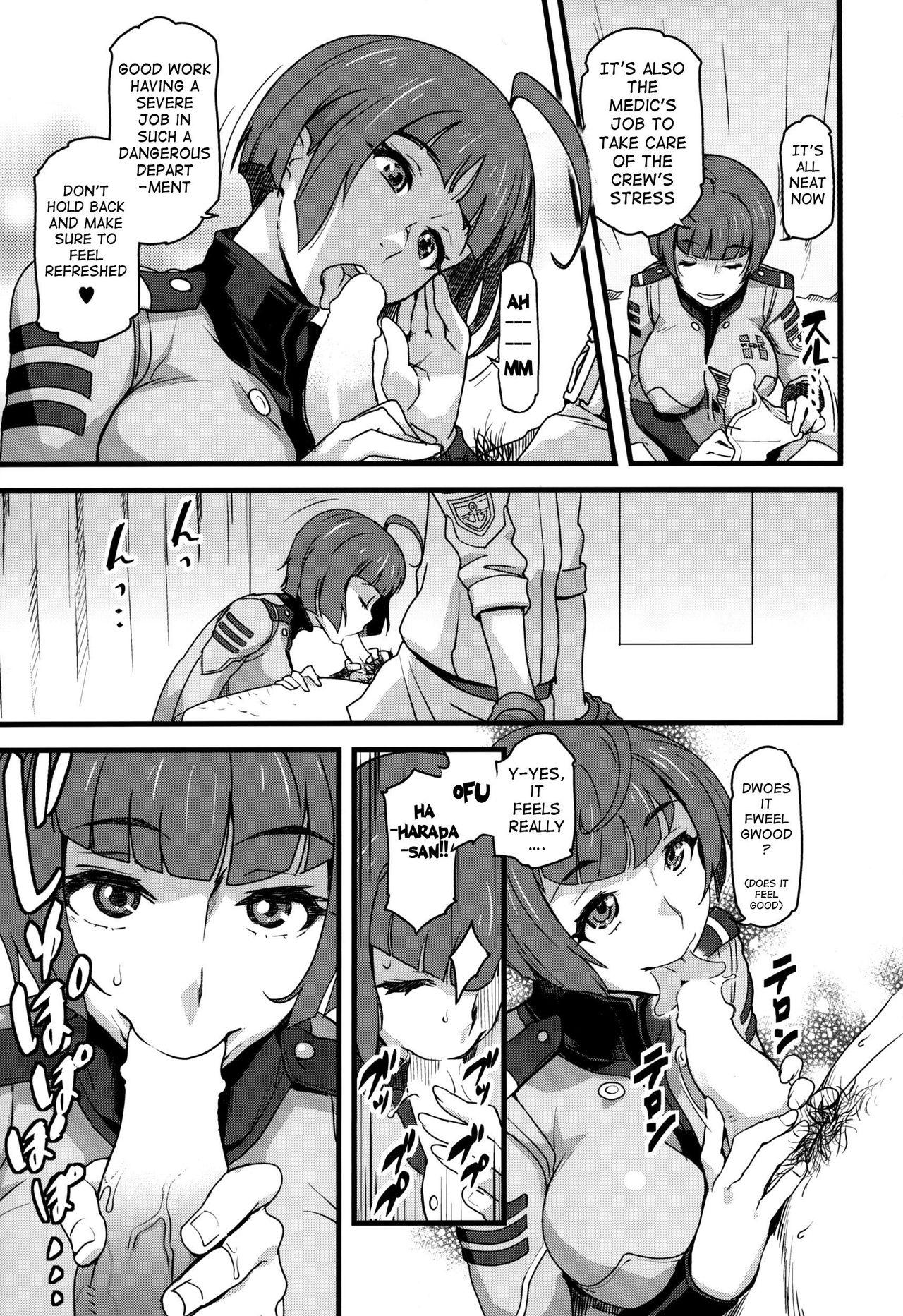 Aunty Gingakei Sekidousai - Space battleship yamato Gay Cock - Page 4