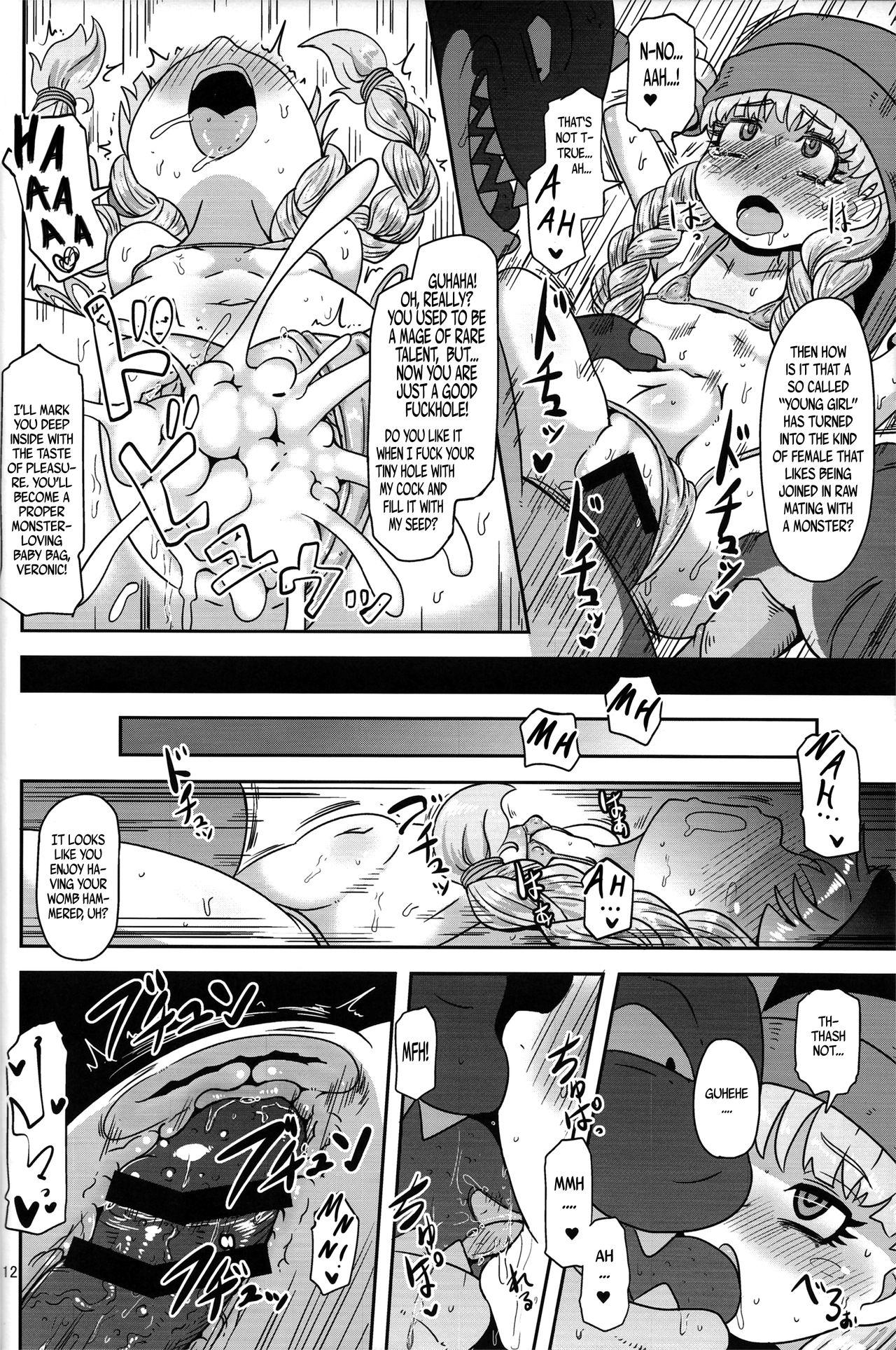 Straight Porn Tensai Mahoutsukai no Sei Jijou - Dragon quest xi Italiano - Page 11