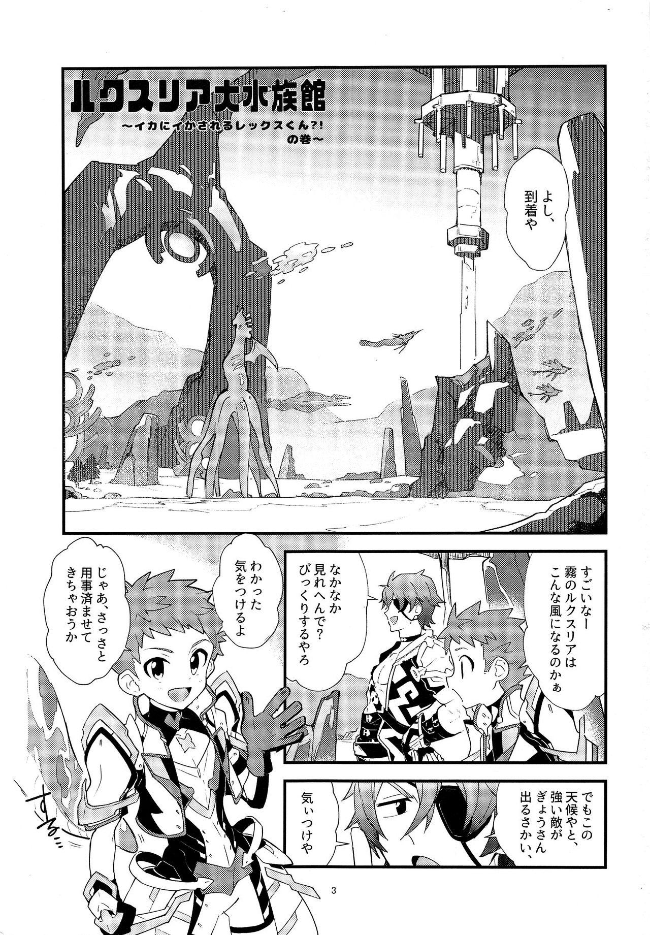 Gay Friend LUXURIUM - Xenoblade chronicles 2 Girlongirl - Page 2