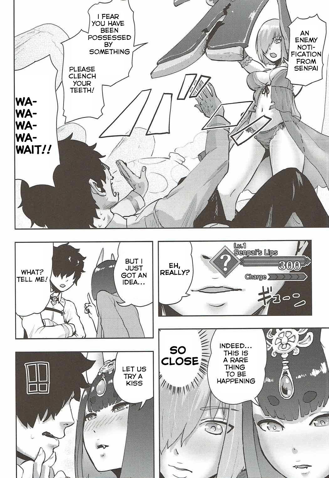 Desperate Mash to Ecchi na Tanebi Quest - Fate grand order Coeds - Page 9