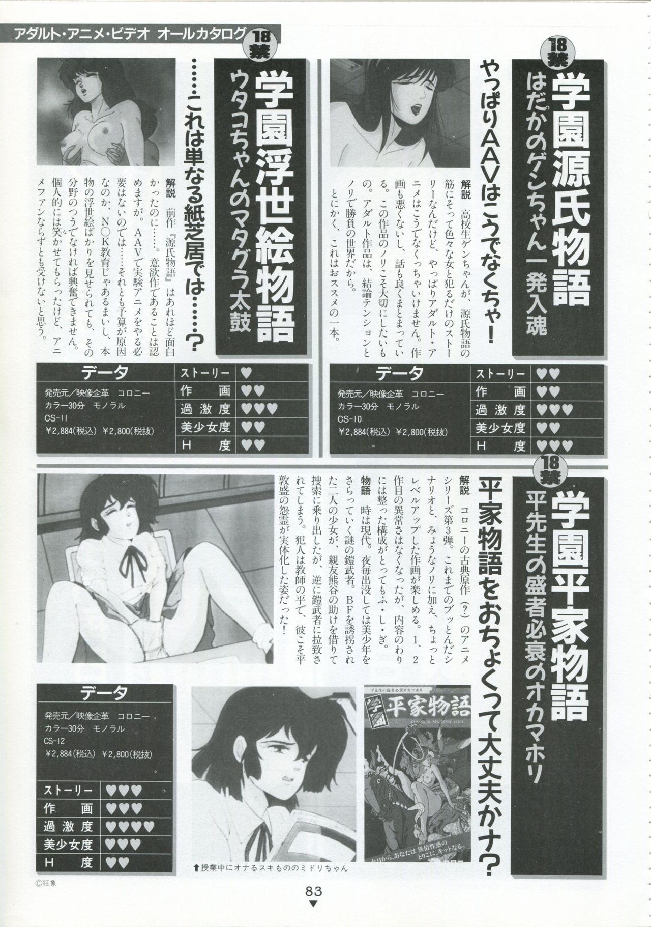 Bishoujo Anime Daizenshuu - Adult Animation Video Catalog 1991 78