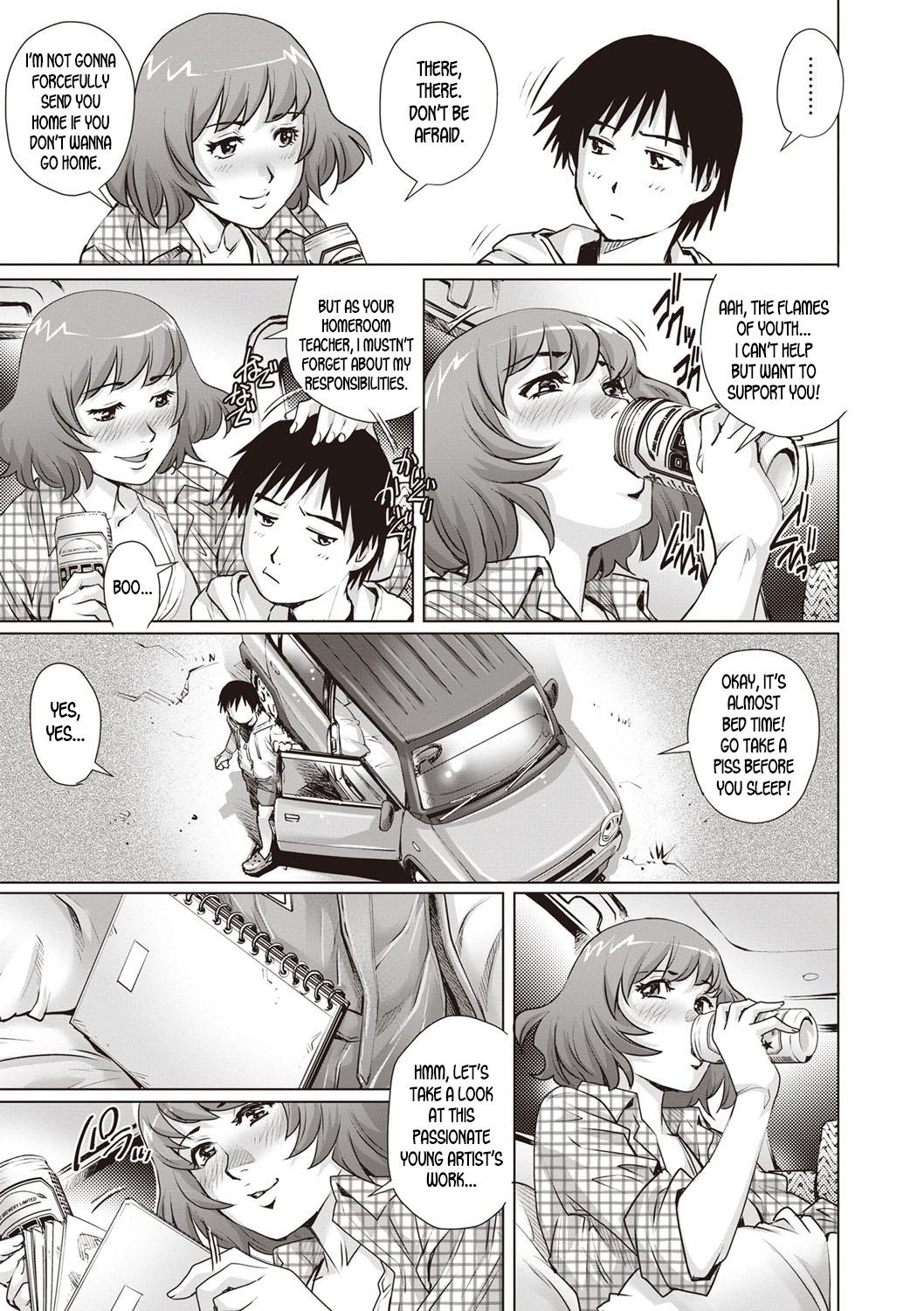 Asstomouth Shachuuhaku no Yoru ni... | Spending the Night in the Car... Bound - Page 5