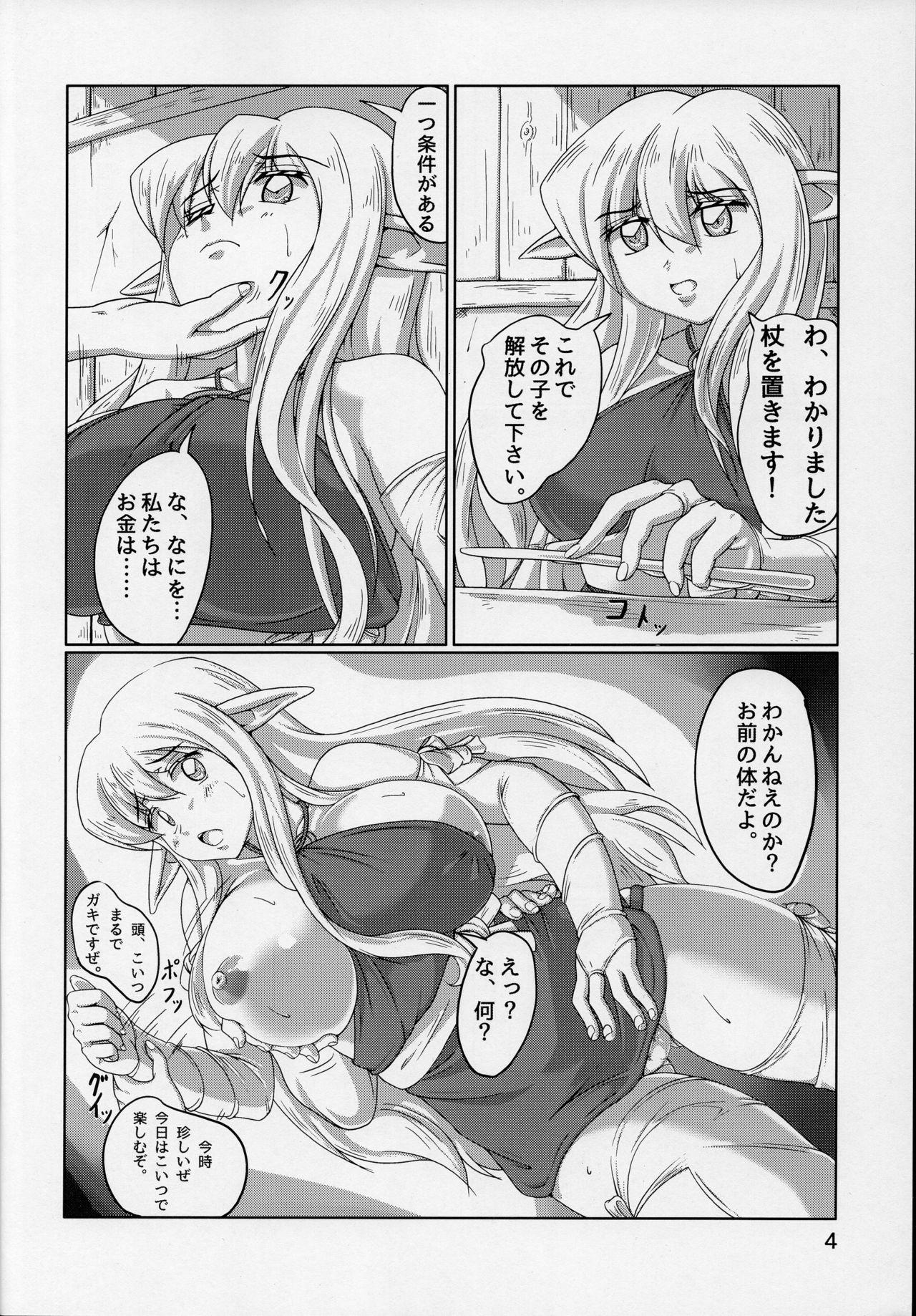 Double Blowjob A Day With A Half-Elf - Zero no tsukaima Gay Anal - Page 4
