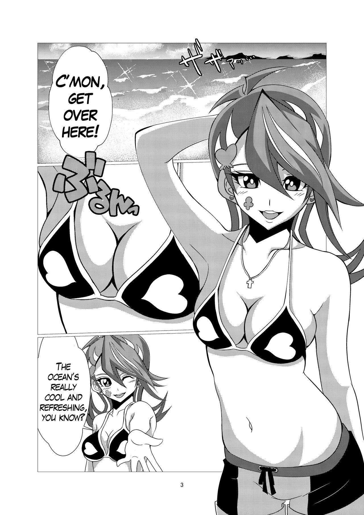 Fishnet Blue Girl-chan to Umi de Asobimashita - Yu gi oh vrains Fucking Girls - Page 2