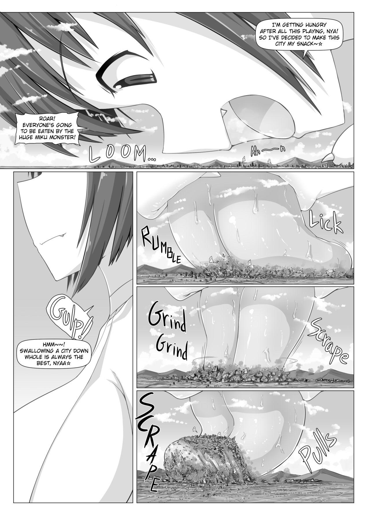 Wank Gigantic Miku-san - Original Freeteenporn - Page 5