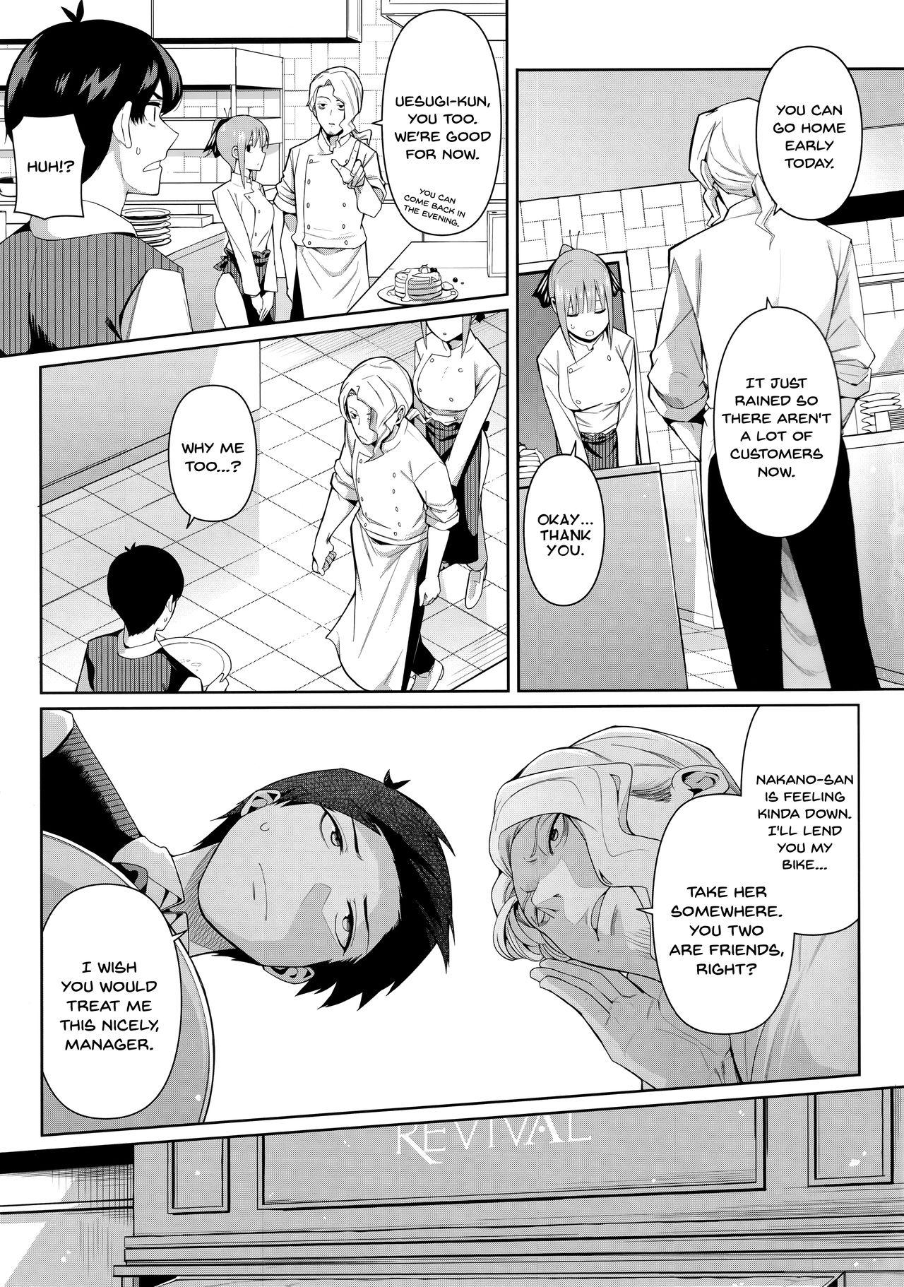 Tugging Nibun no Yuudou | Half Seduction - Gotoubun no hanayome Gay Ass Fucking - Page 4