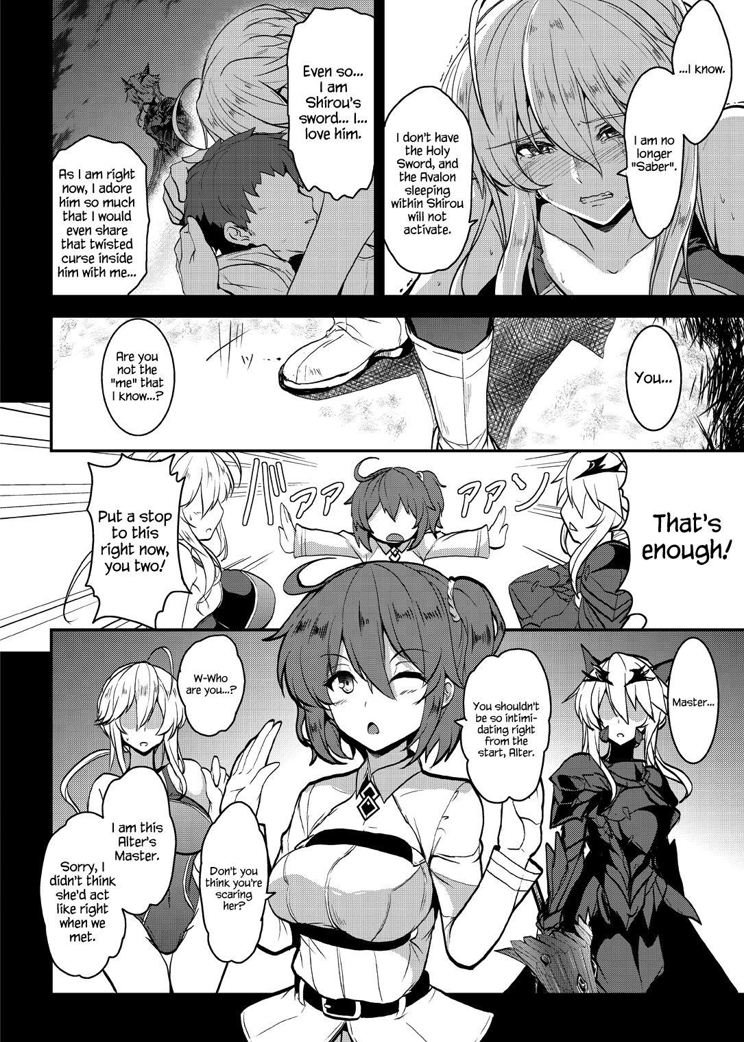 Pov Sex Tonari no Chichiou-sama Yonmaku - Fate grand order Titjob - Page 8
