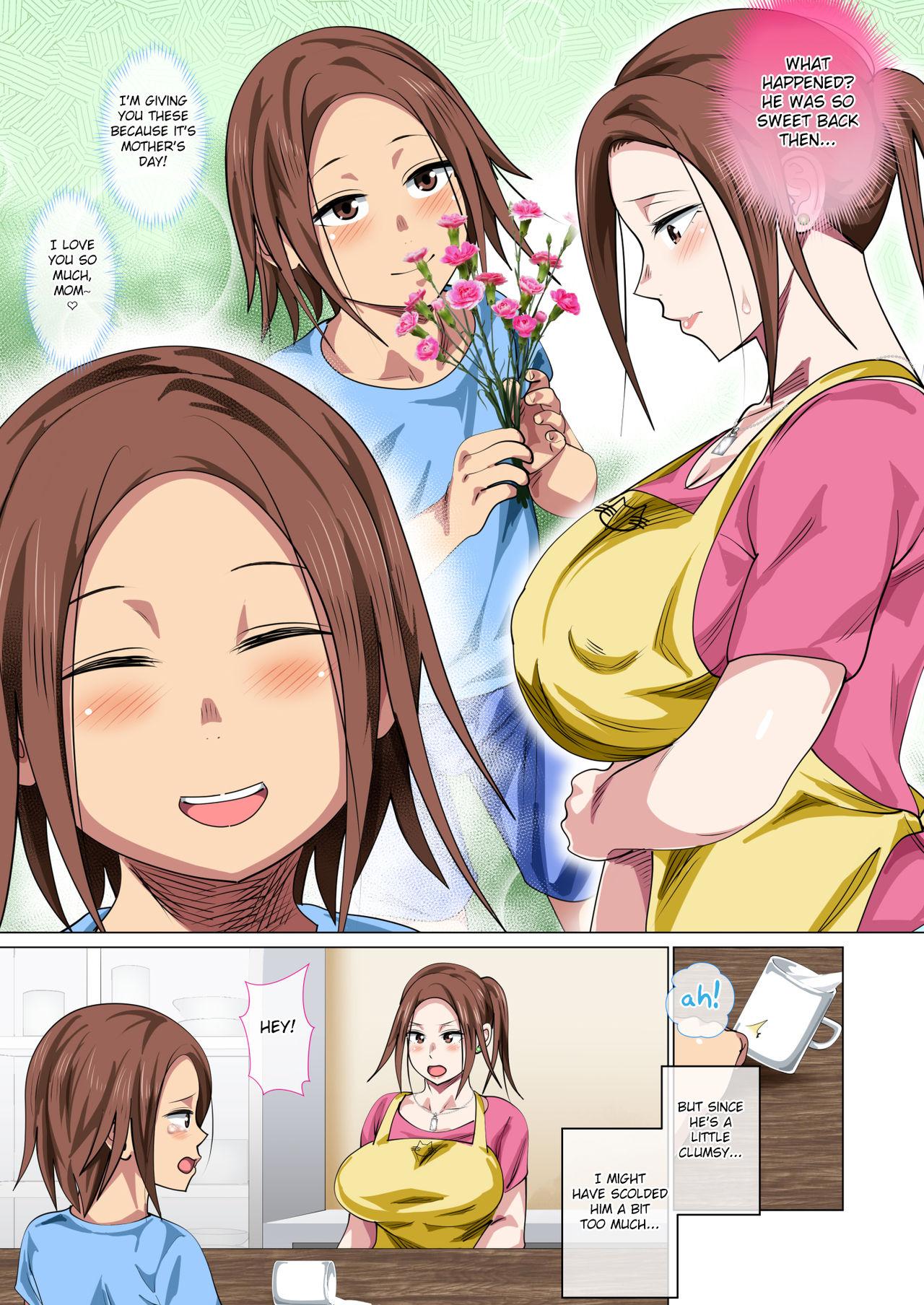 Amature Okorinbo Mama no Amayakashi Sex de Furyou Musuko ga Kousei Shita Hanashi - Original Zorra - Page 4