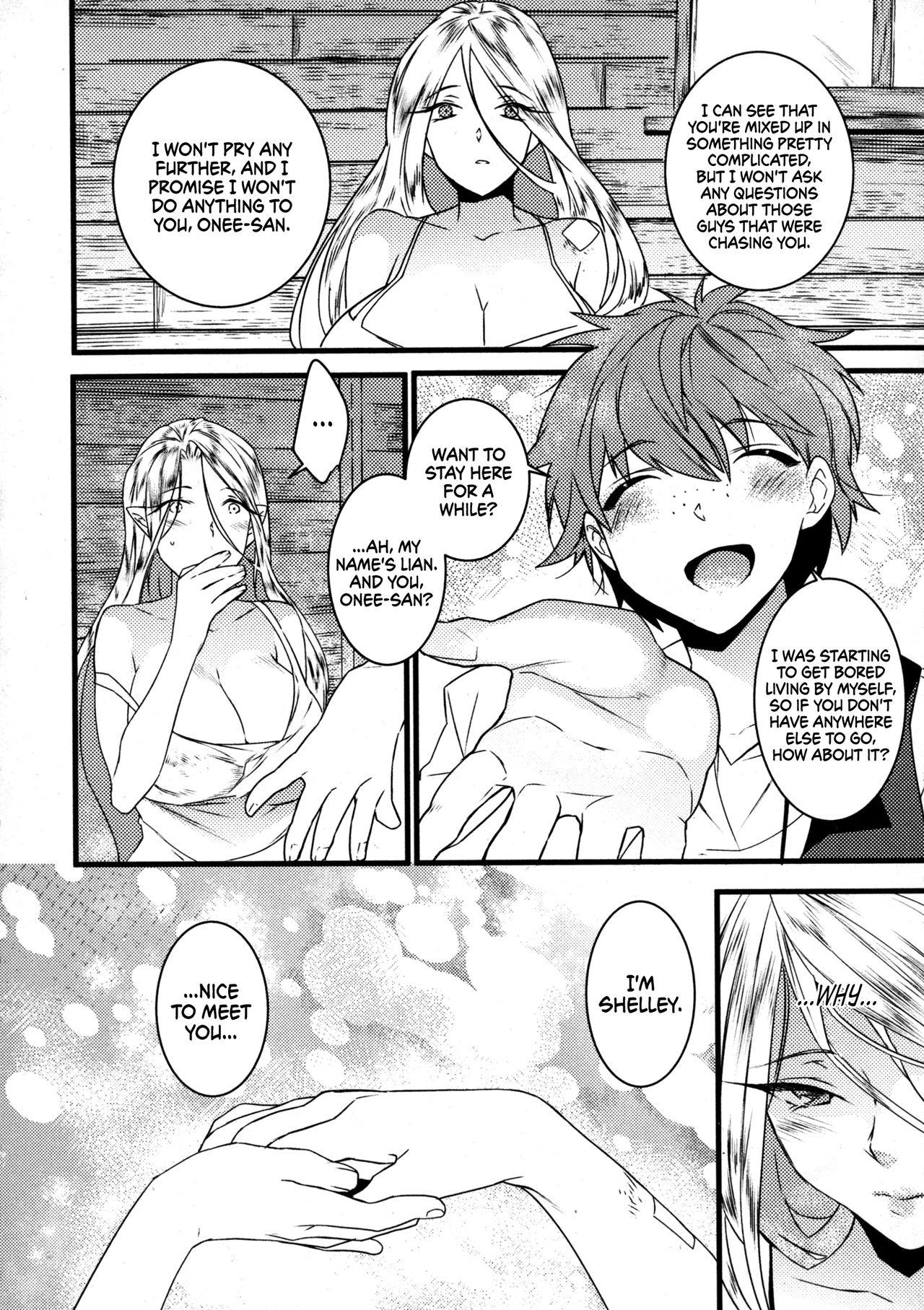 Moaning Elf no Ongaeshi | An Elf's Gratitude Oralsex - Page 4