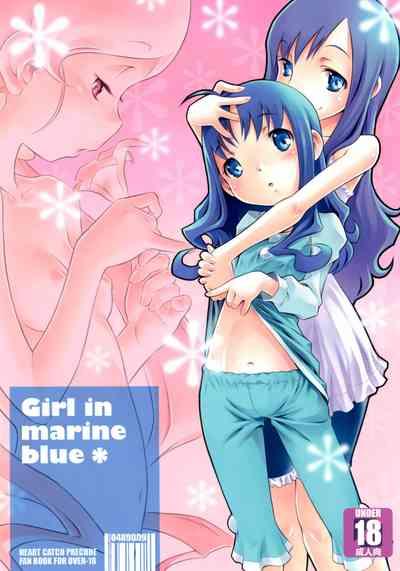 Girl in marine blue * 1