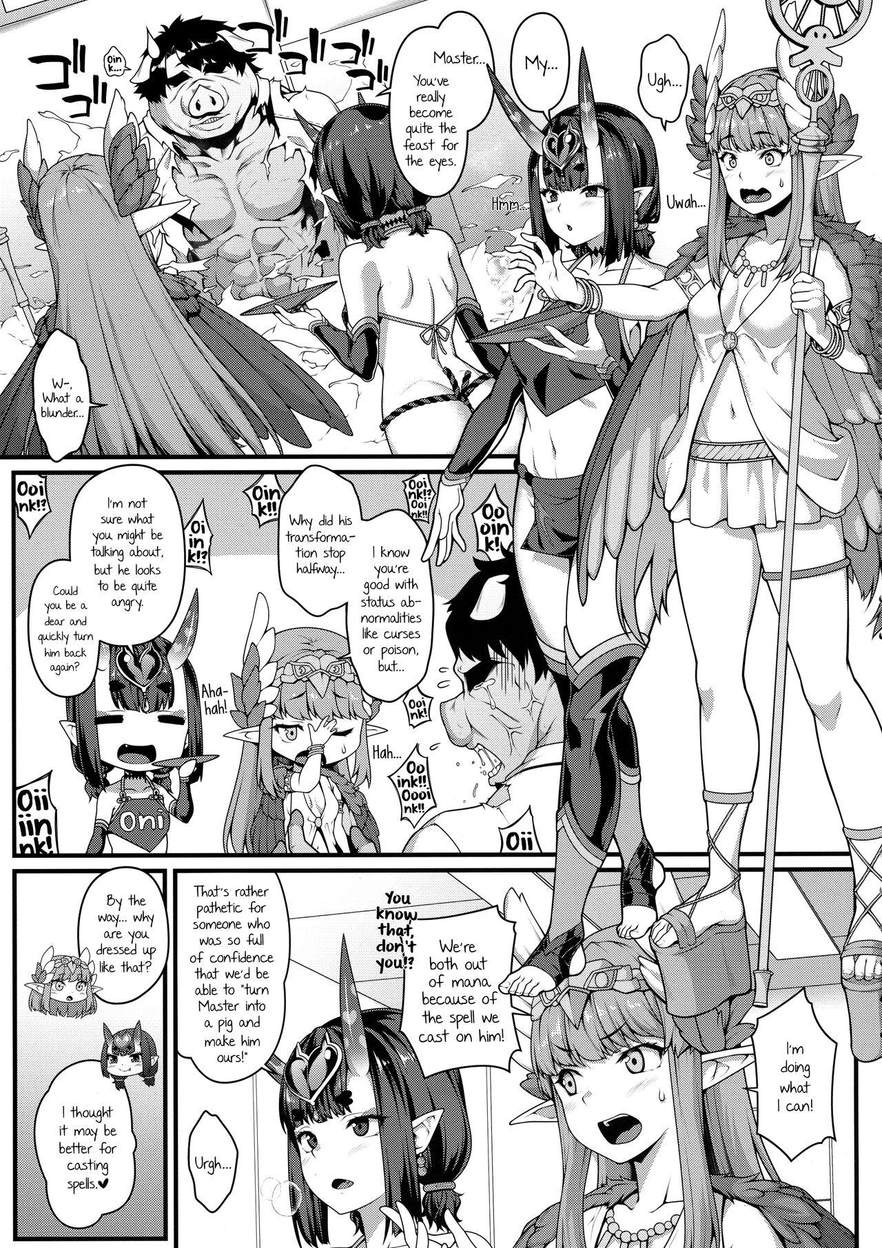 Gay Cumshots Oni to Majo no Buta-san Master Sakusei Ecchi - Fate grand order Emo Gay - Page 5