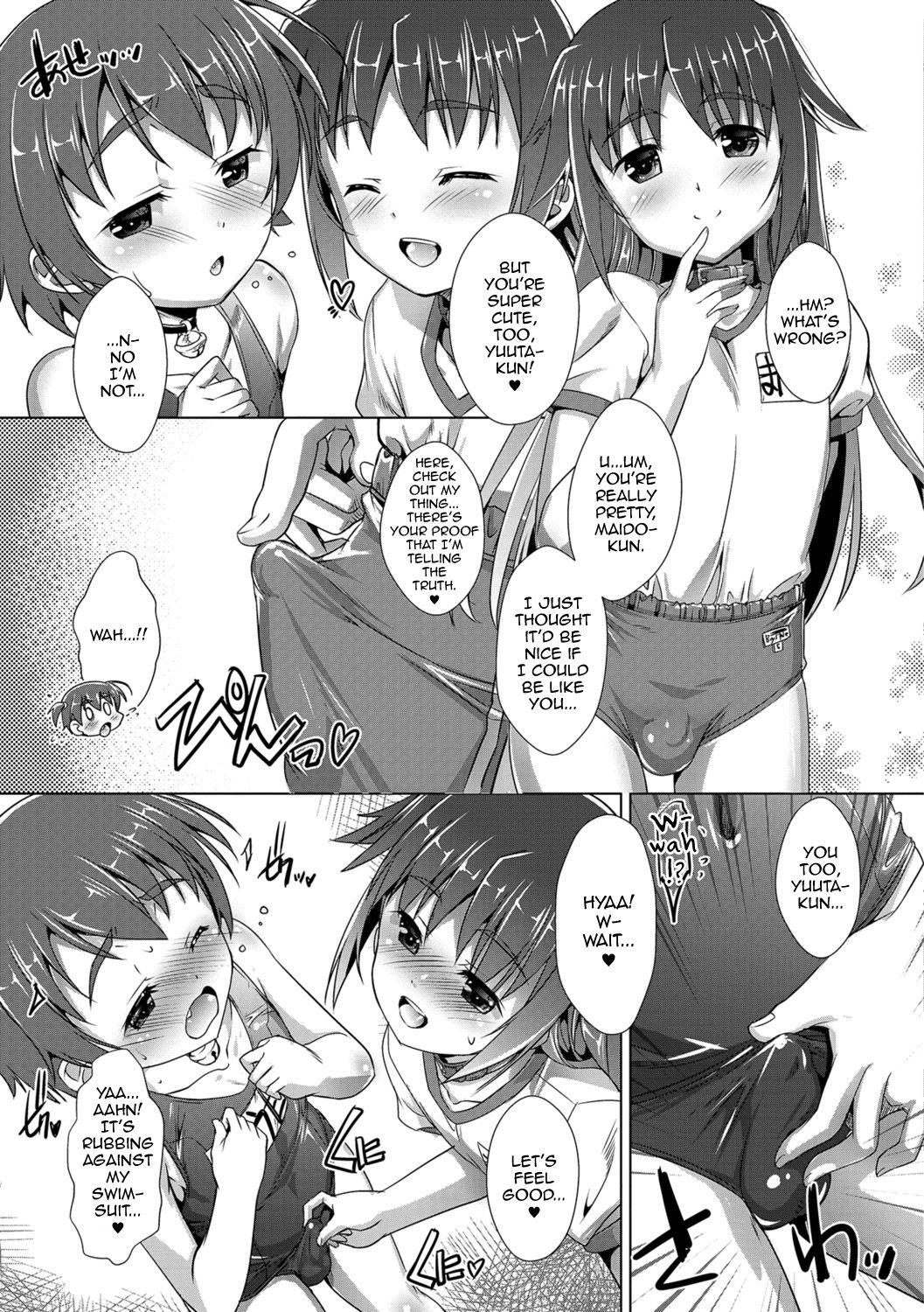 Blowing [Takase Yuu] Otokonoko ♀ (Mesu) Hame Party [English] [mysterymeat3, Mongolfier] [Digital] Black - Page 8