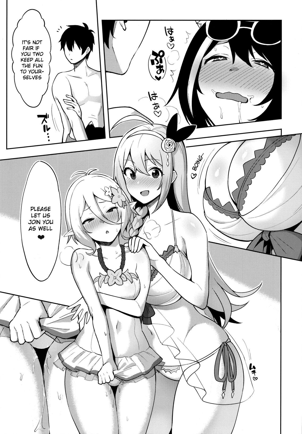 Amateur Blowjob Princess to Connect Shitai! ReDive! | I want to connect with a princess! ReDive! - Princess connect Pussyeating - Page 6