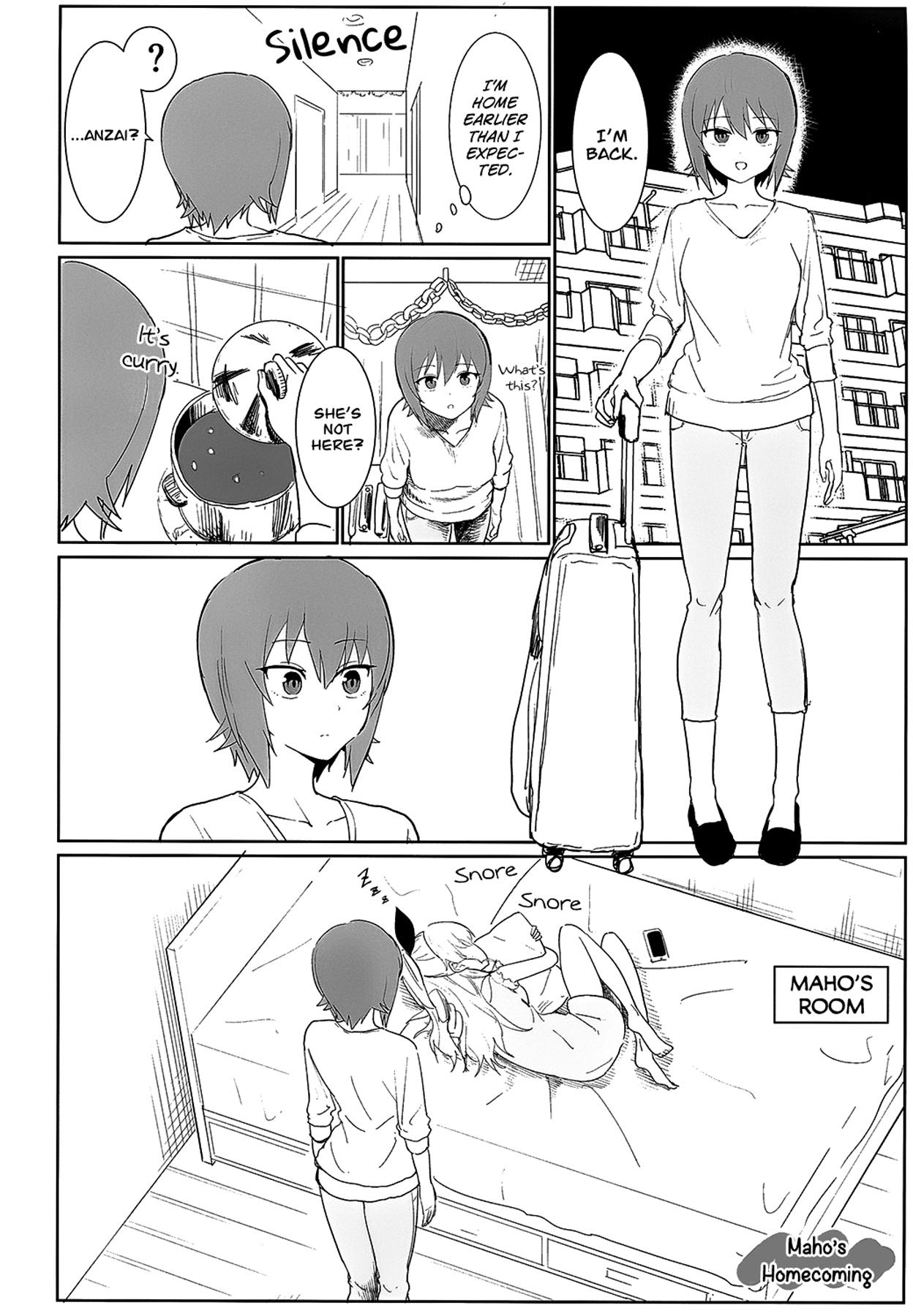 Gay Broken Maho to Chovy wa mada Tsukiawanai | Maho and Chovy Are Still Not Dating - Girls und panzer Titties - Page 11