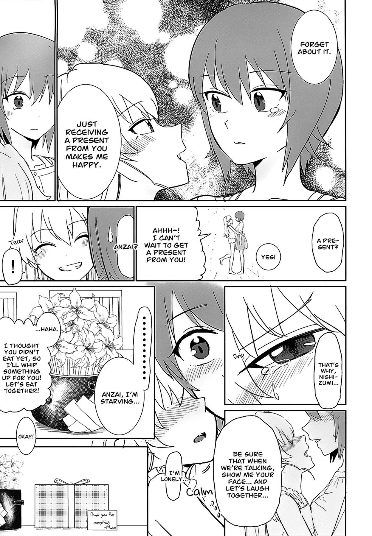 Licking Maho to Chovy wa mada Tsukiawanai | Maho and Chovy Are Still Not Dating - Girls und panzer Novinho - Page 8