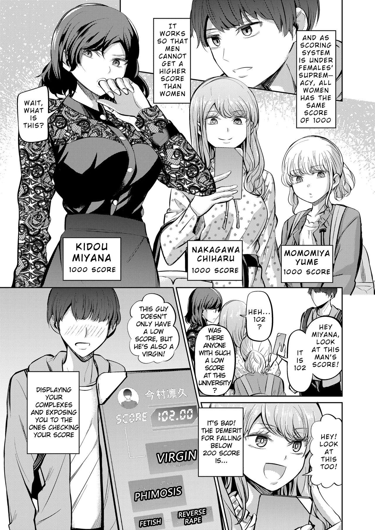 Dykes Tensoushugi no Kuni | A Country Based on Point System Hardcore Fuck - Page 3