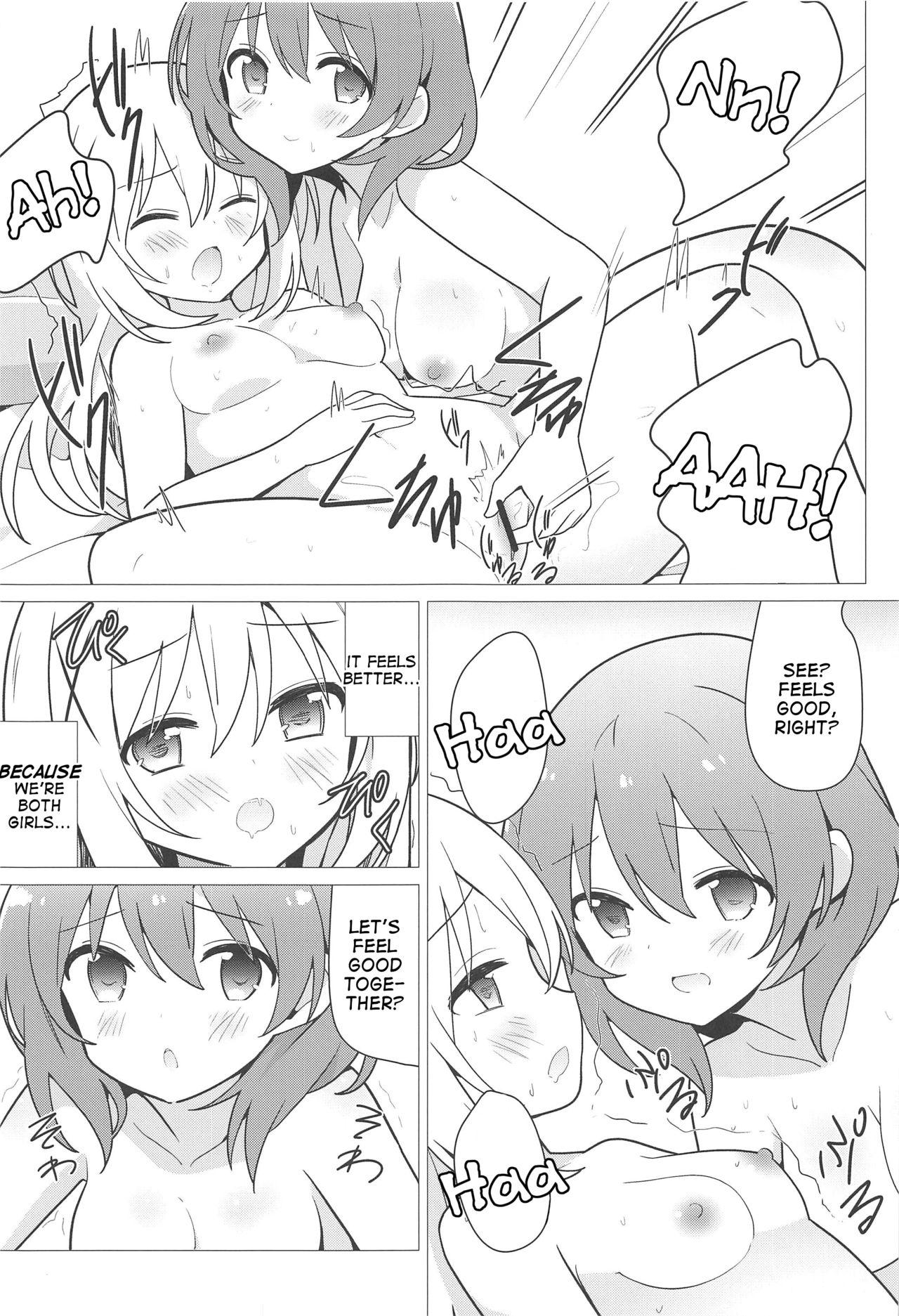 Licking Onee-chan to Yuri ni Mezameru Hon - Gochuumon wa usagi desu ka Spy Cam - Page 10