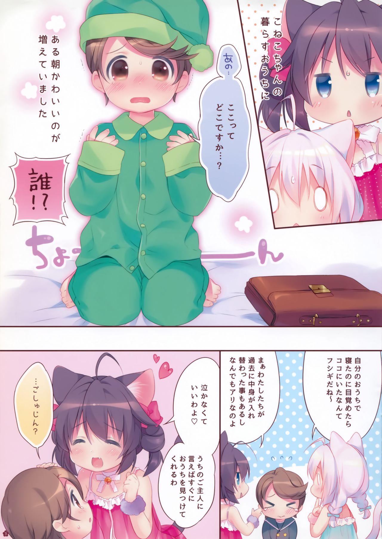 Soft Yasashiku Shite ne, Koneko-chan! - Original Dykes - Page 3