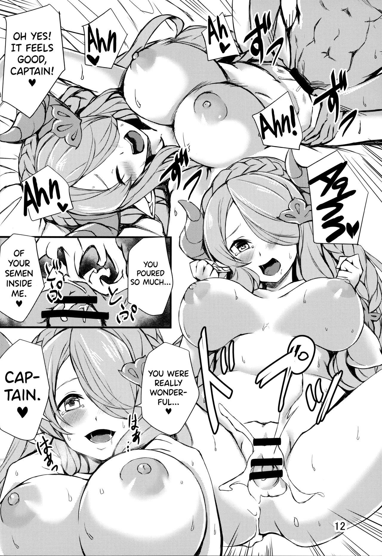 Short Hair Sleepless Night at the Female Draph's Room - Granblue fantasy Shemale Sex - Page 11