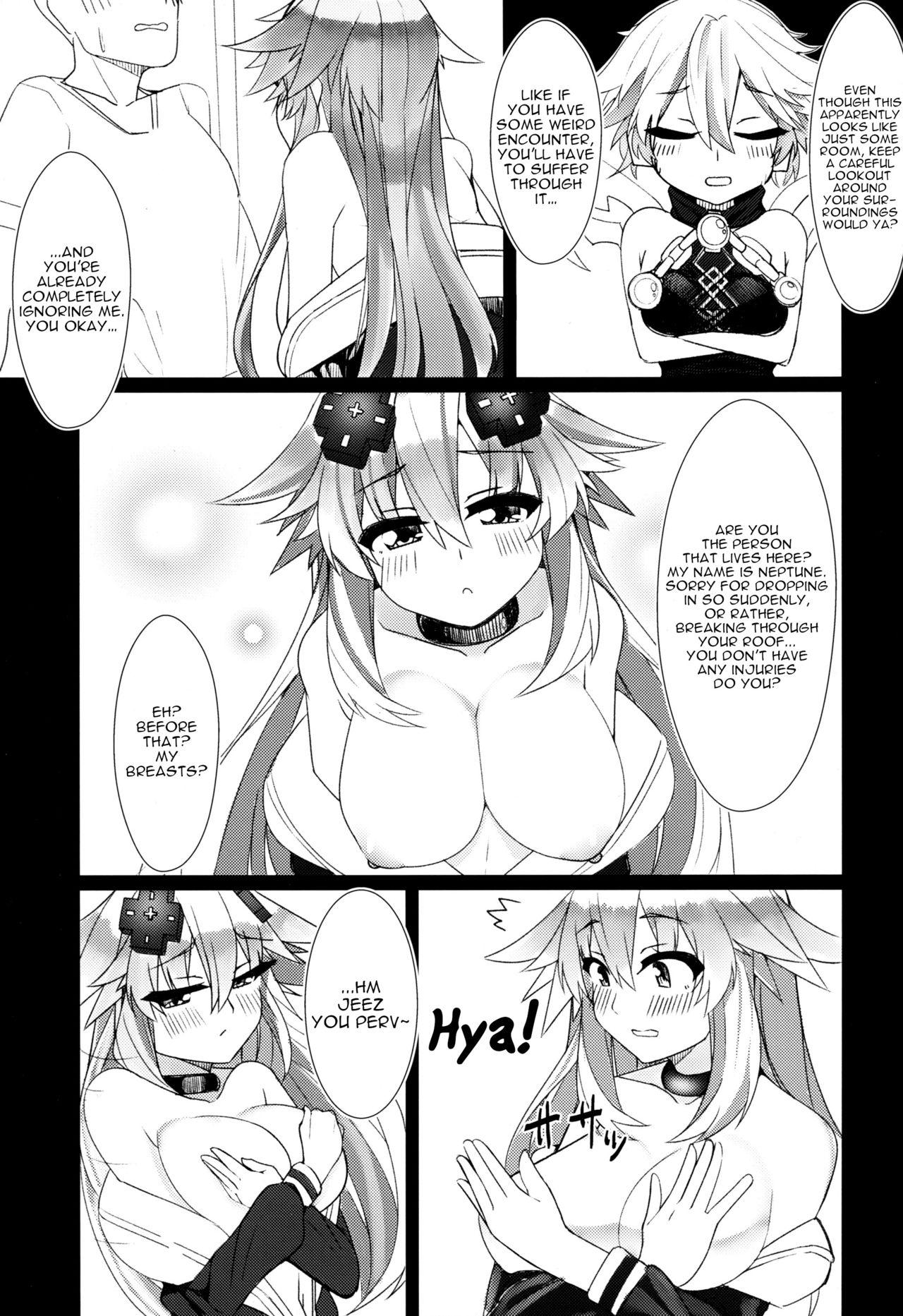 Gay Sex Docchi no Neptunia SHOW! - Hyperdimension neptunia Threesome - Page 6