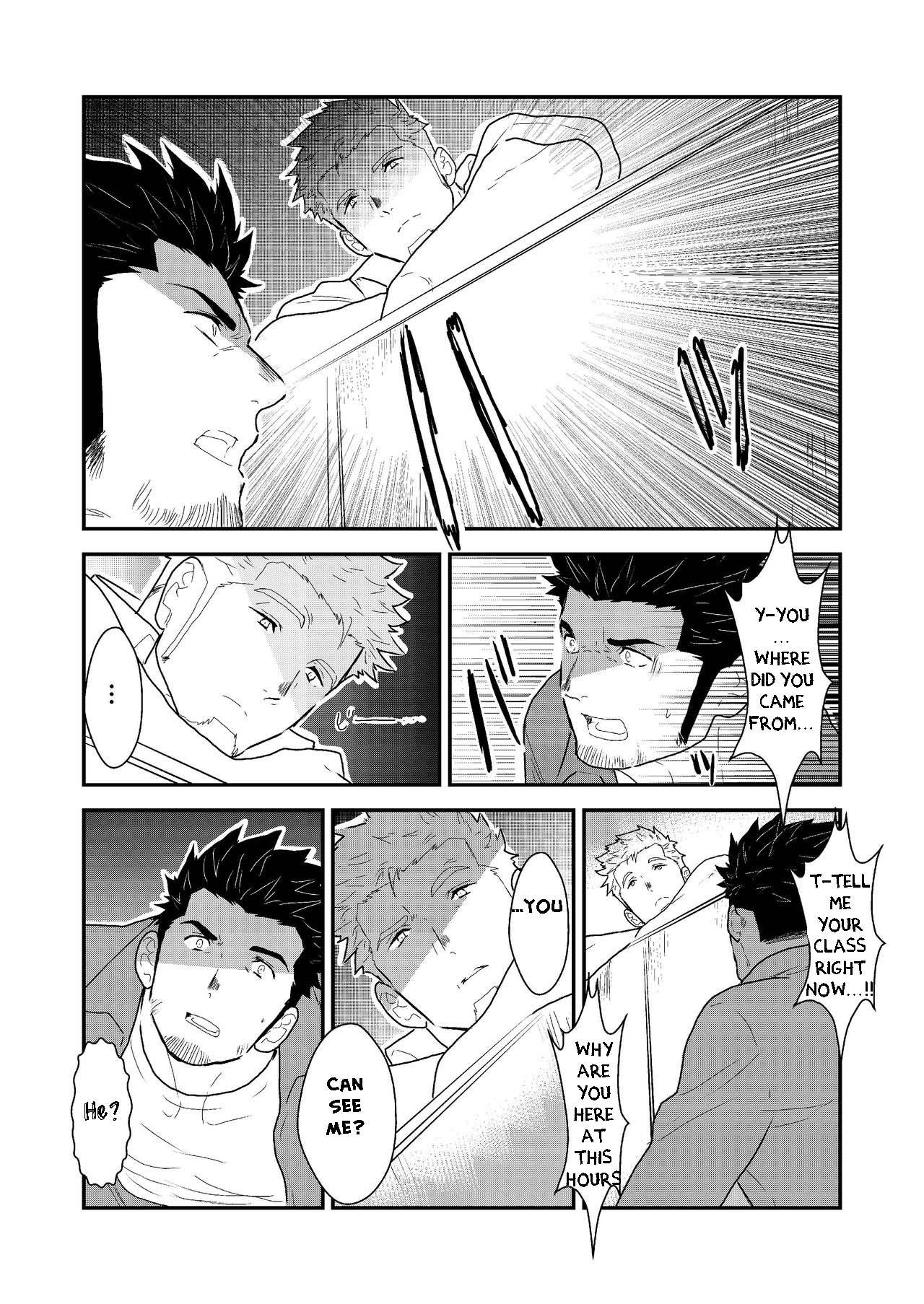 Gay Dudes [Sorairo Panda (Yamome)] Shinsei Toile no Tarou-san | Tarou-san of the Toilet [English] {A.R} - Original Porno Amateur - Page 9
