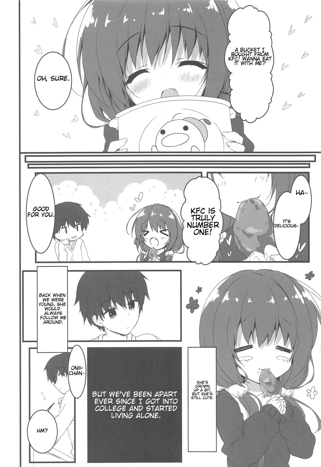 Bedroom (COMIC1☆12) [Citron no mori (Yuzuna Hiyo)] Gomennasai, Onii-chan ga Suki desu. | I'm sorry, Onii-chan, I love you. [English] - Original Teenie - Page 5