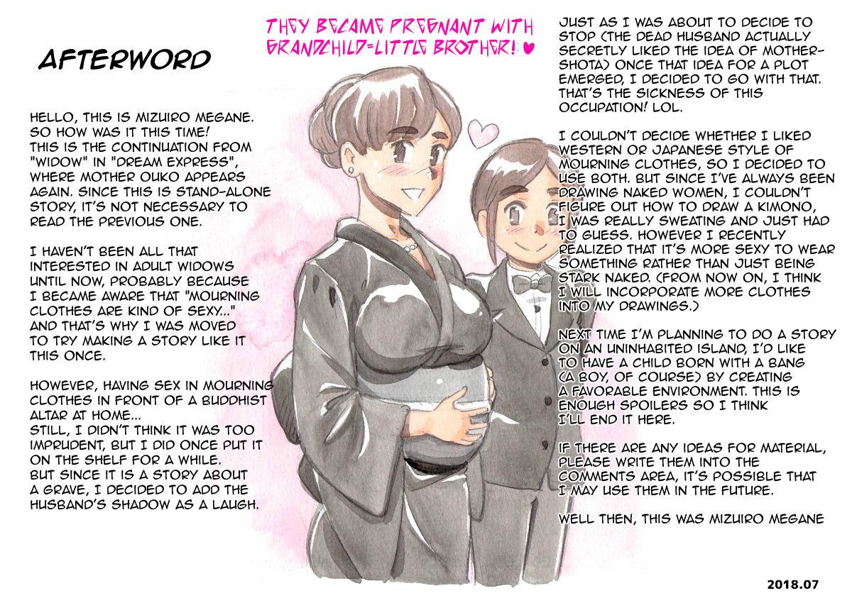 Russia Mama Sho-time Miboujin | Widow - Original Gay Theresome - Page 49