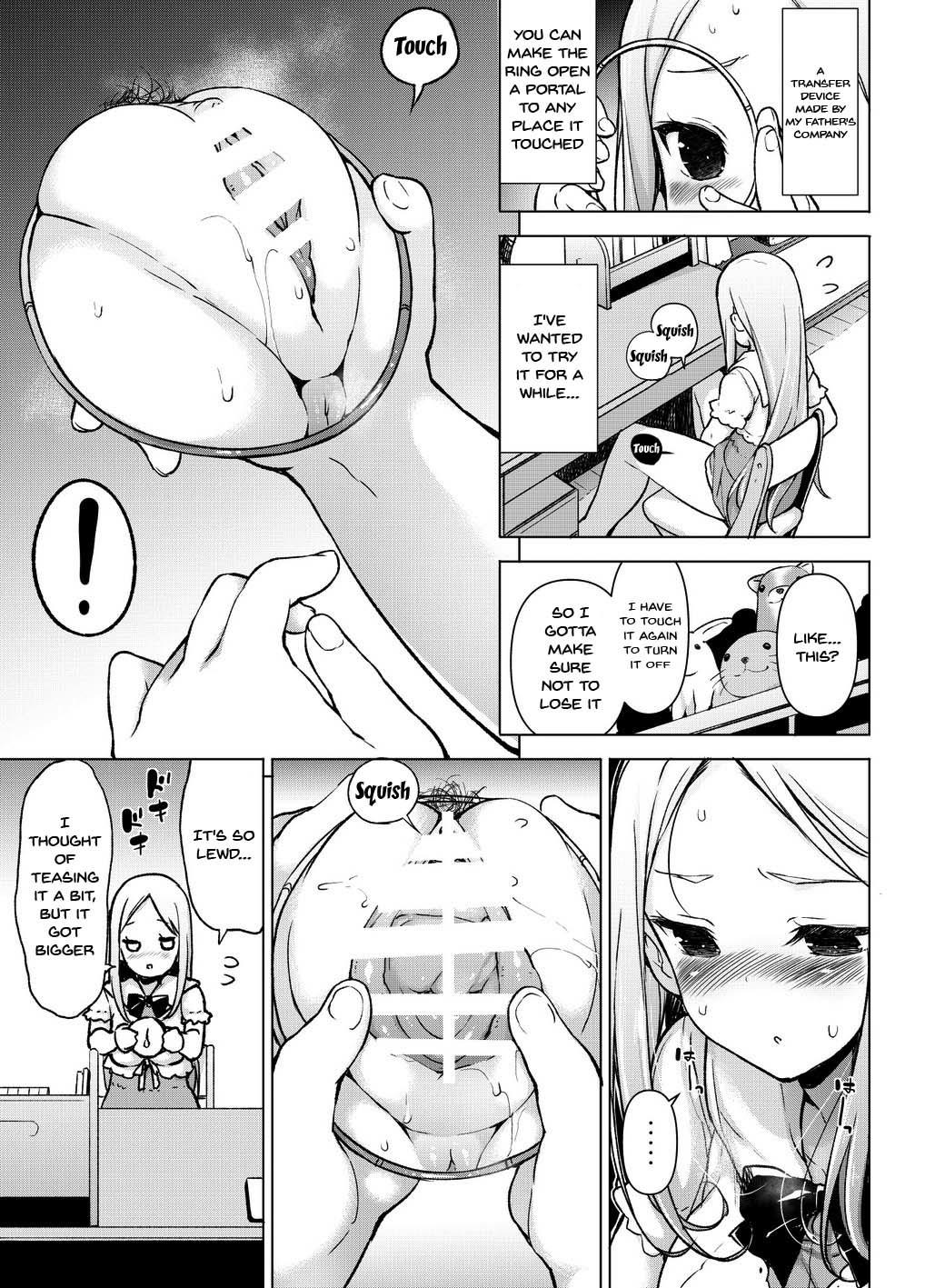 Femdom Porn [Massaratou (Motomushi)] ~Seiki Tensou~ Hanareta Tokoro kara Yarimakuri!? | ~Genital Transfer~ We Can Do It From Far Away!? [English] {Doujins.com} - Original Body Massage - Page 4