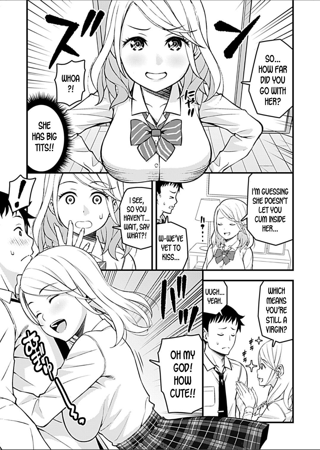 Gay Bukkakeboys [Moririn-Monson] Kanojo no Gal na Onee-san ni Sasowareta node Shimashita. | My Girlfriend's Gal-like Onee-san Seduced Me and We had Sex [English] [desudesu] [Digital] Legs - Page 5