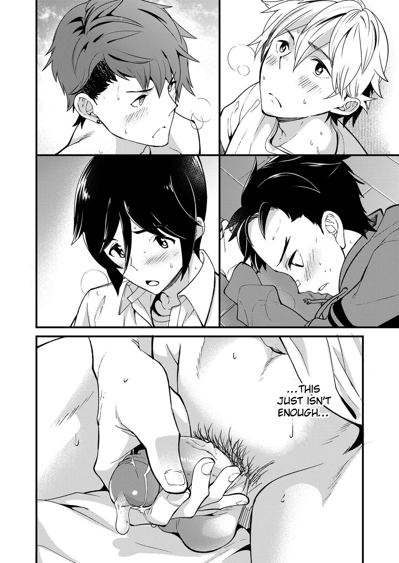 Fake Tits Emuken 2 Danshi Yonin Warikan Ecchi! - Original Gay Smoking - Page 7