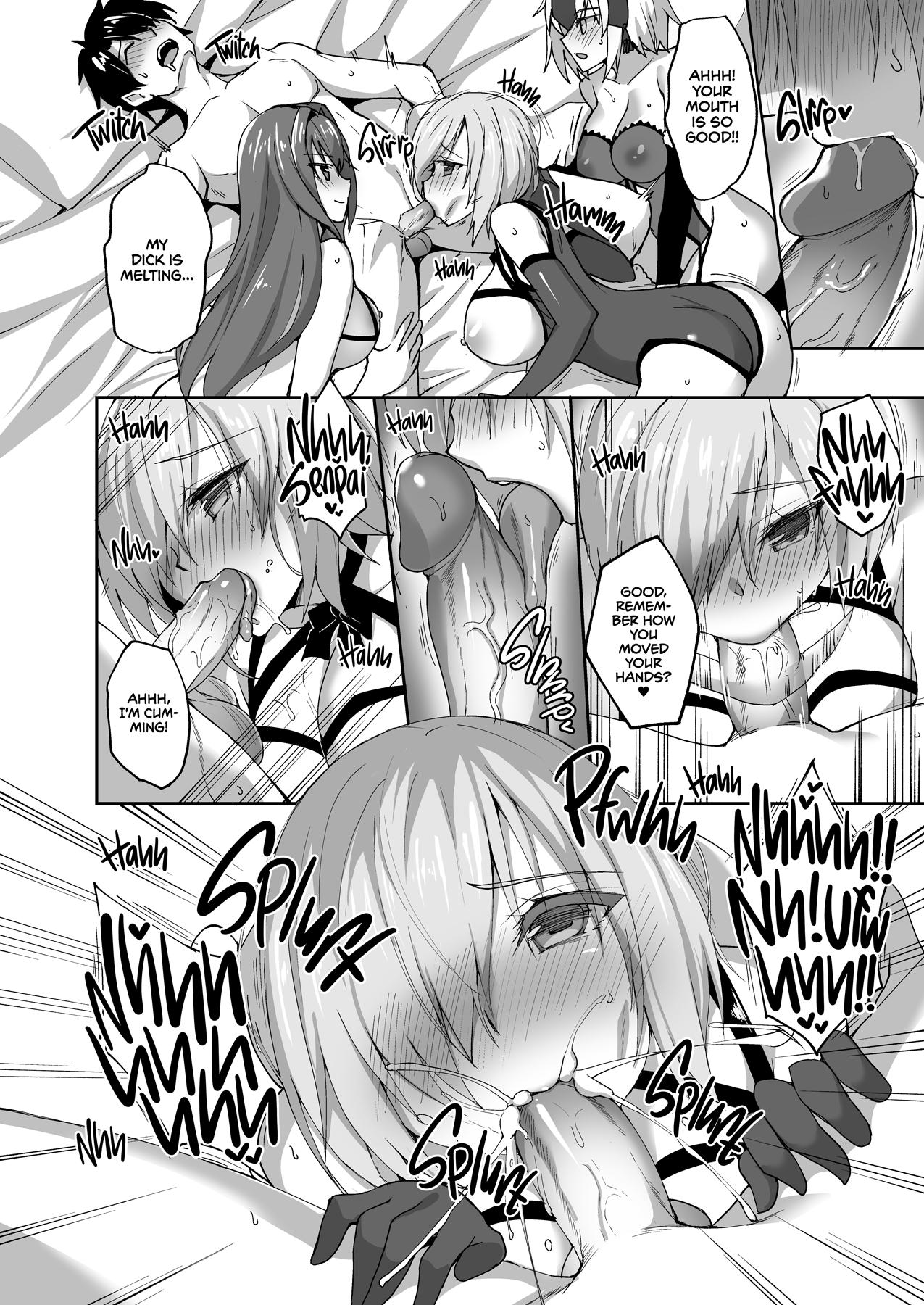 Masturbandose Shishou ga Michibiku Chaldea Servant Harem Seikatsu | Chaldea Servant Harem Life with Master - Fate grand order Music - Page 8