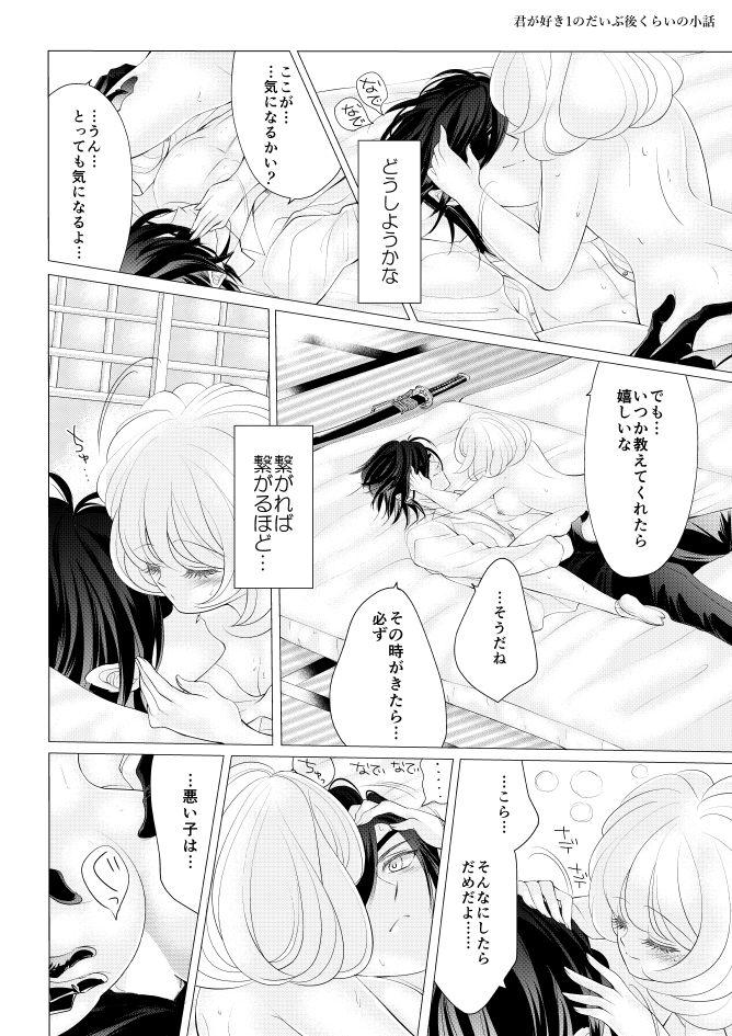 Naked Sluts 燭台切光忠×女審神者の漫画 君が好き3 - Touken ranbu Sex Toy - Page 12