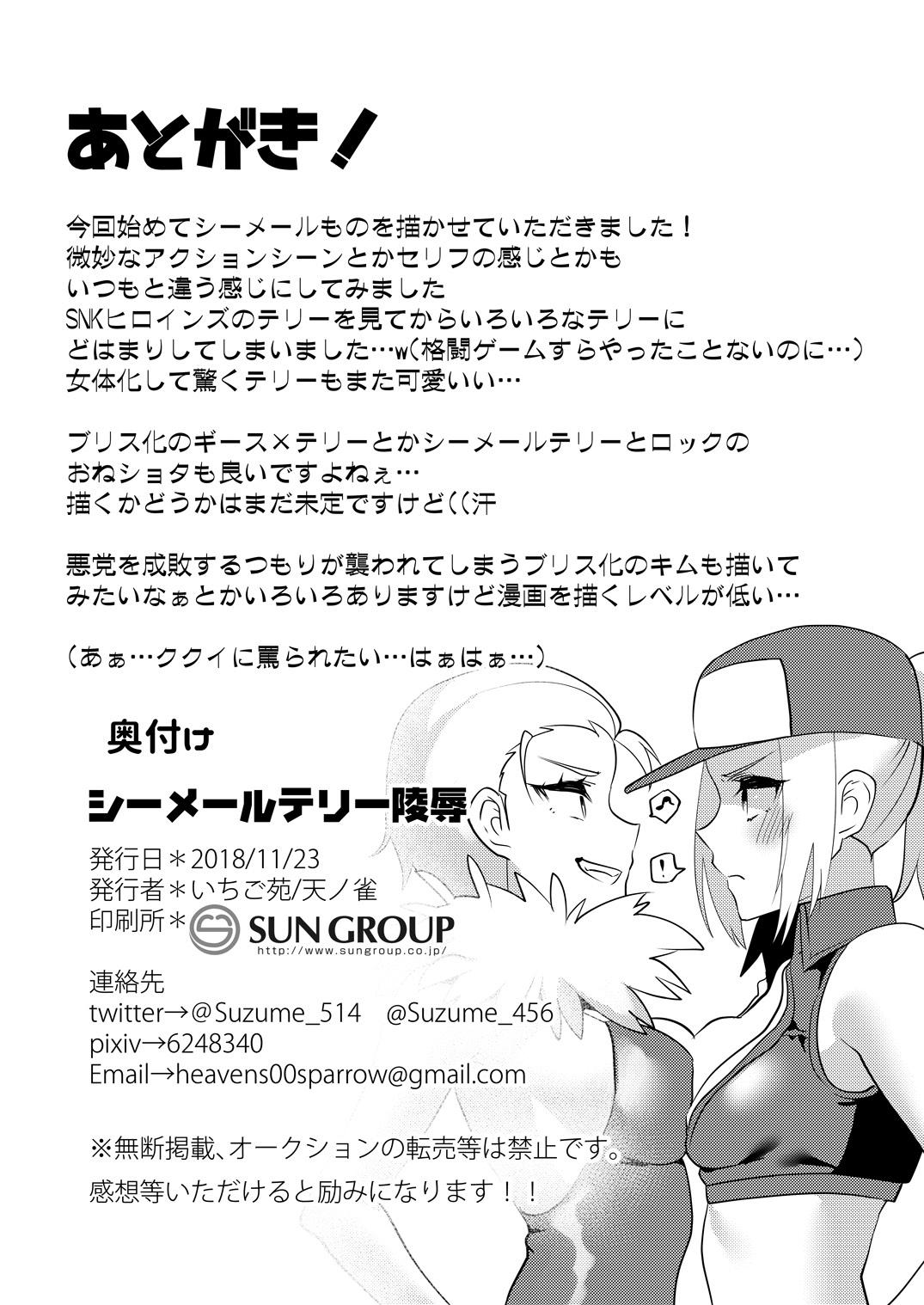 Rola Shemale Terry Ryoujoku - King of fighters Pregnant - Page 27