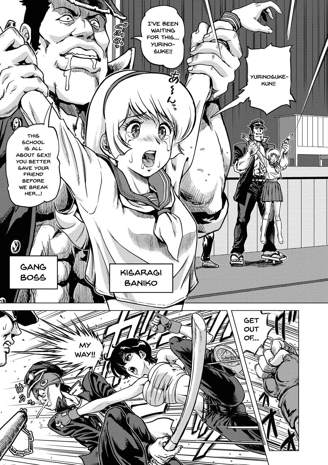 3way Hikoushiki Heroine Zukan | Informal Heroine Gangbang Ch.1-4 Orgy - Page 8