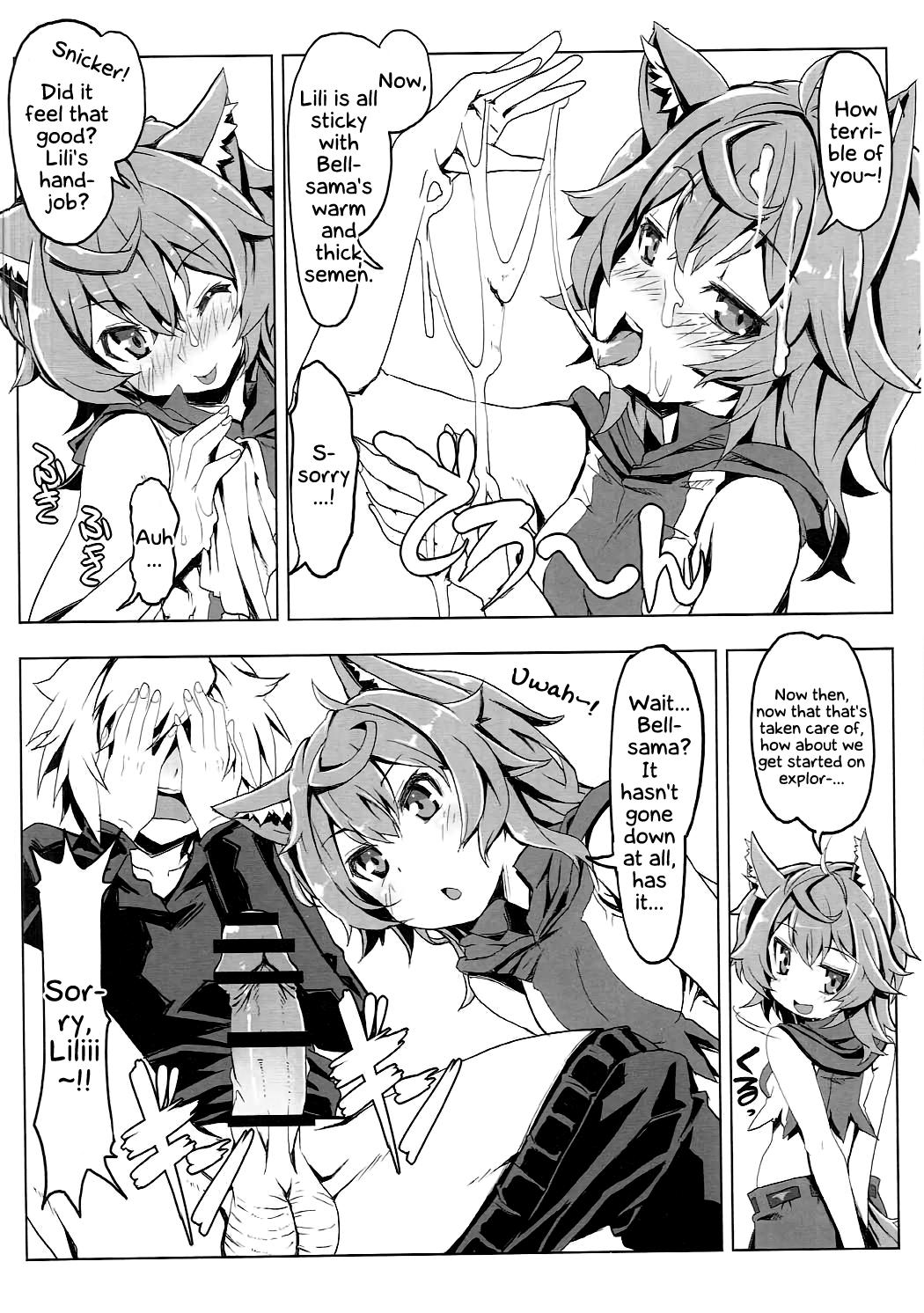 White Chick Lili no Dungeon Seikatsu Support Katsudou | Lili's Dungeon Support Activities - Dungeon ni deai o motomeru no wa machigatteiru darou ka Titty Fuck - Page 9