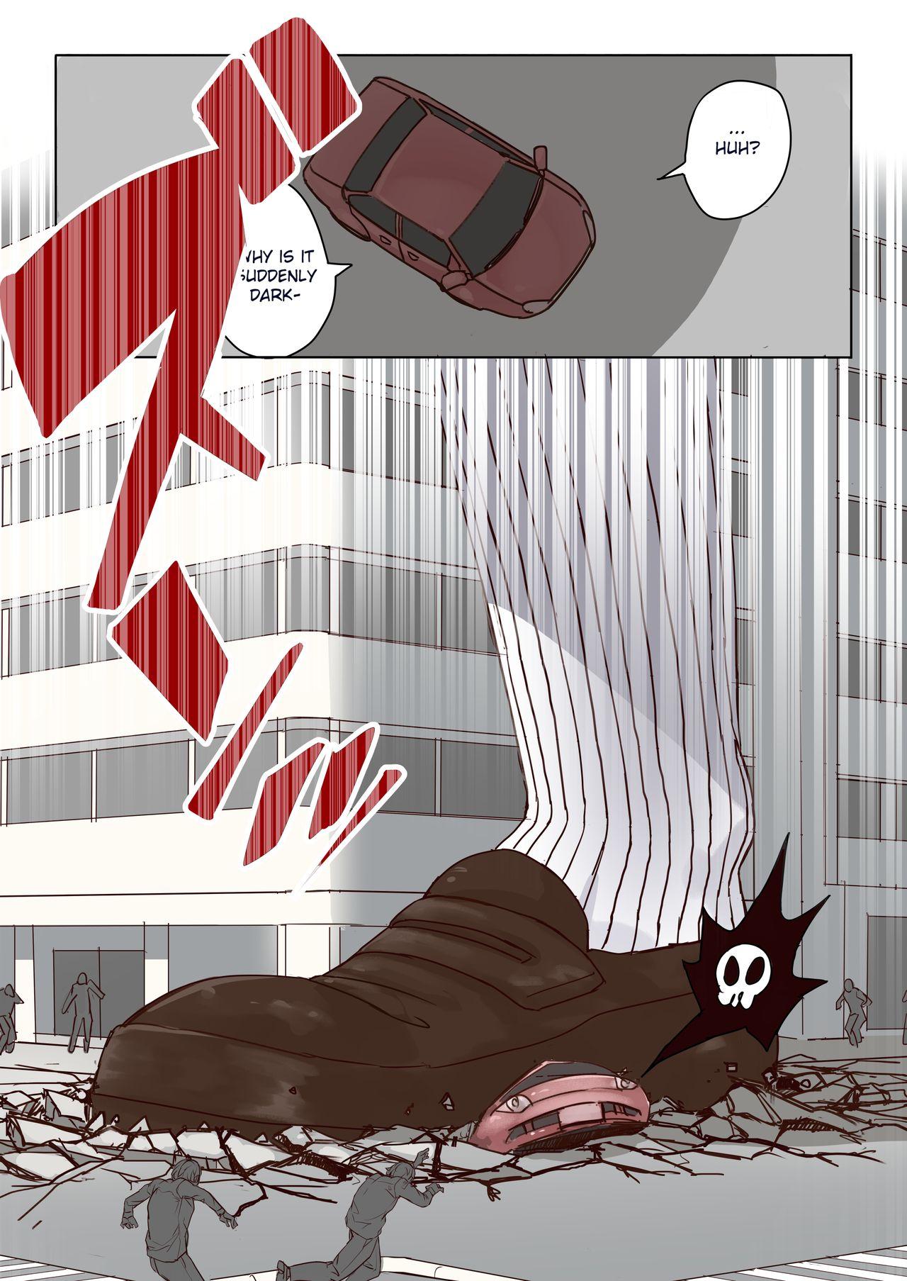 Adult (C97) [ICE CAT (Uru)] Zankoku Kyodai Musume Fondue-chan no Ecchi na Gyakusatsu 丨Cruel Giantess Fondue-chan's Sexy Slaughter Time [English] - Original Redbone - Page 5