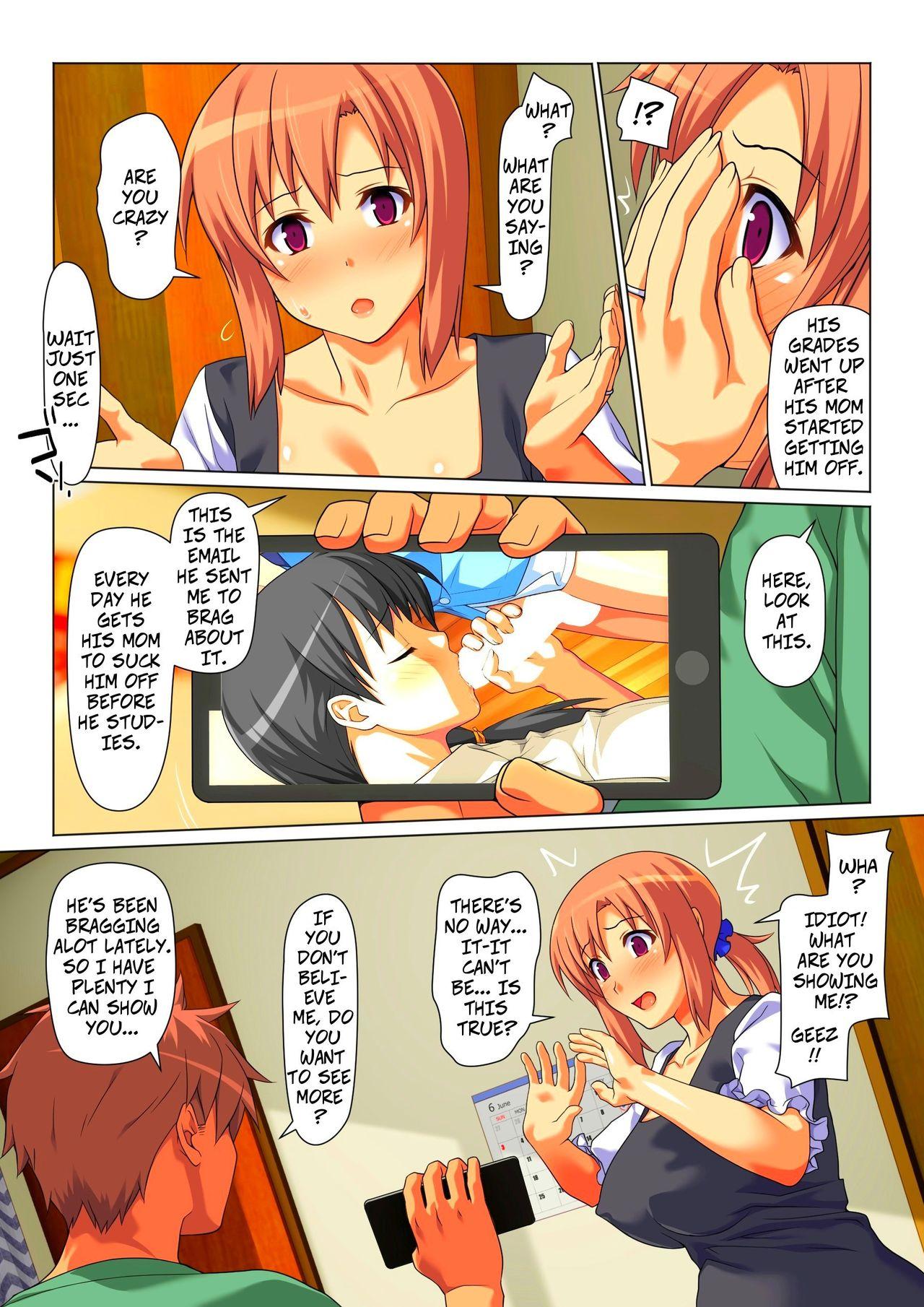 Penis Seiseki UP o Jouken ni Mainichi Nuite kureru Okaa-san | Mom Will Put Out Everyday On The Condition That His Grades Improve - Original Step Brother - Page 4