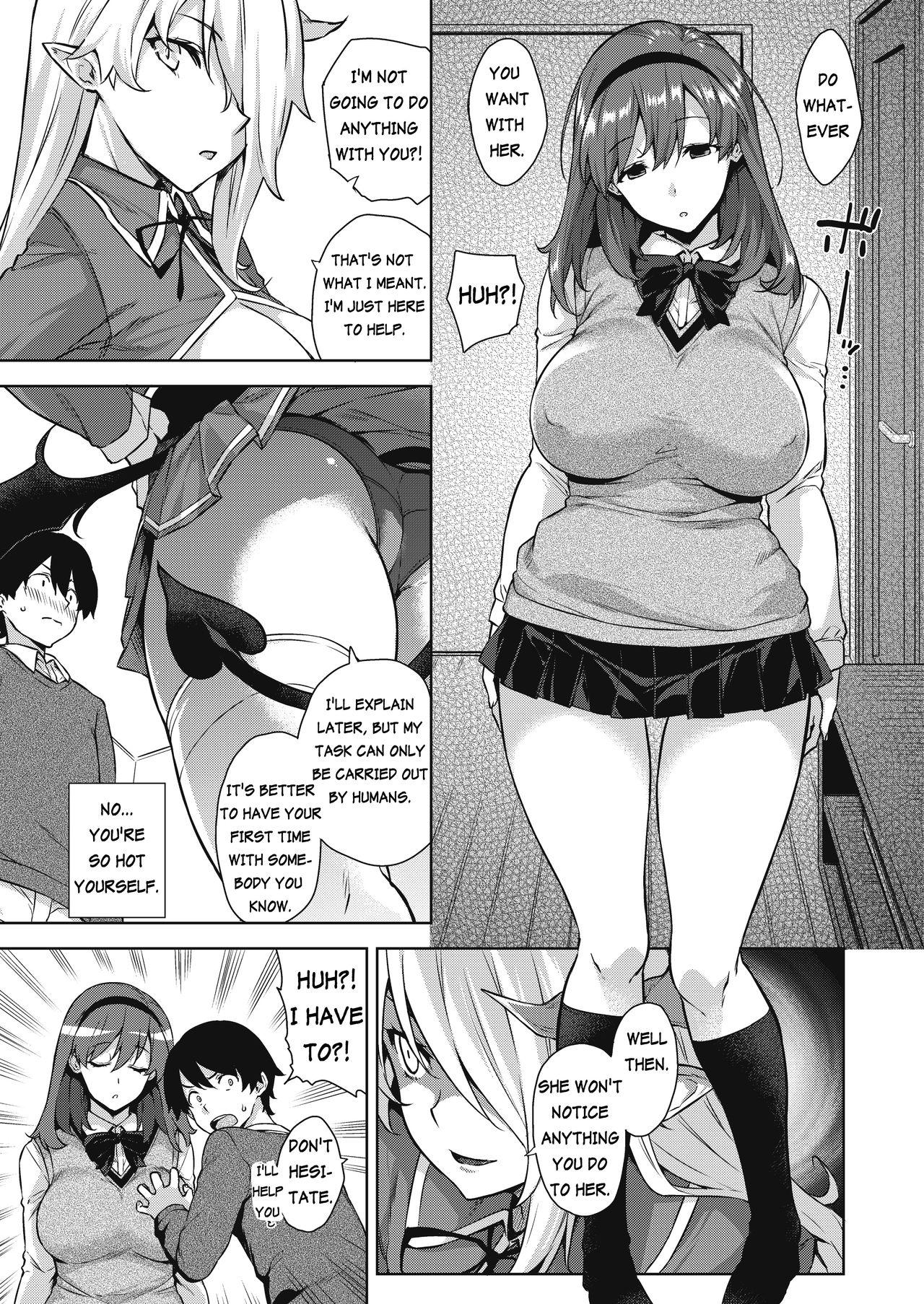 Pussy Fuck [Misaki (Mikemono Yuu)] Akuma de JK! -Makai Appli de Harem Shiken- | Devil Highschooler! -Creating a Harem With a Devil App- Ch. 1 [English] [AntaresNL667] - Original Cuckolding - Page 6